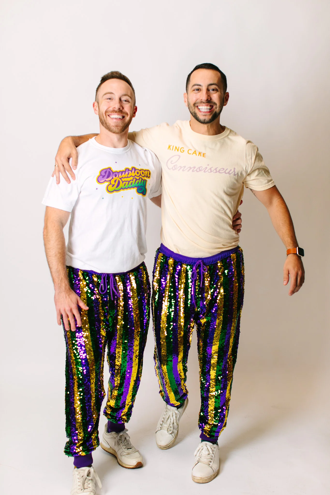 Mardi Gras Stripe Sequin Joggers - Image 10