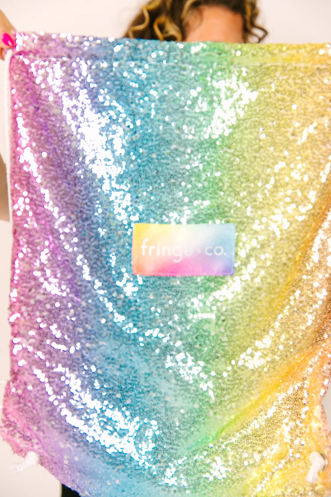 Ombre Rainbow Sequin Bag - Image 4
