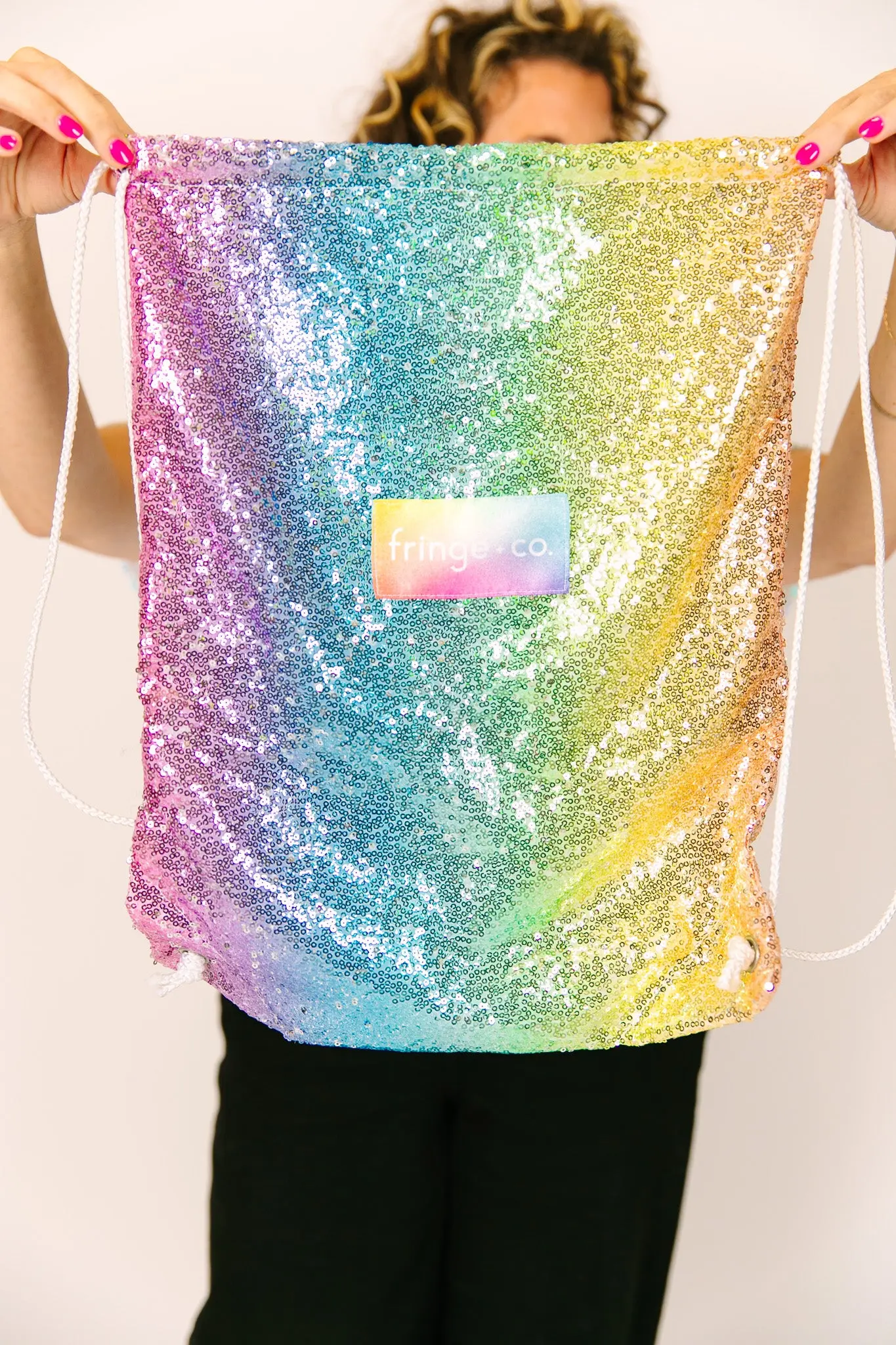 Ombre Rainbow Sequin Bag - Image 6
