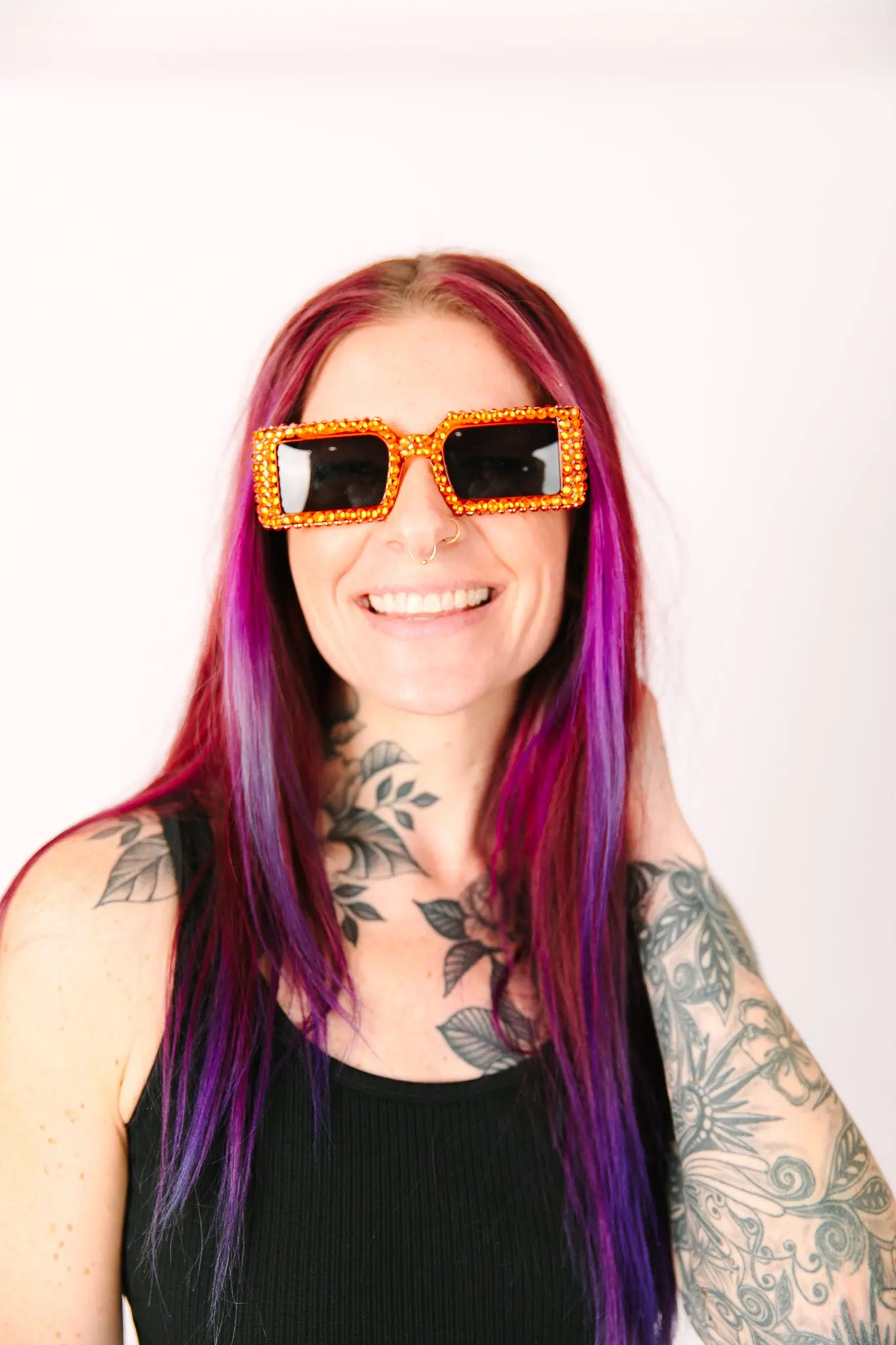 Orange Square Sunnies - Image 2