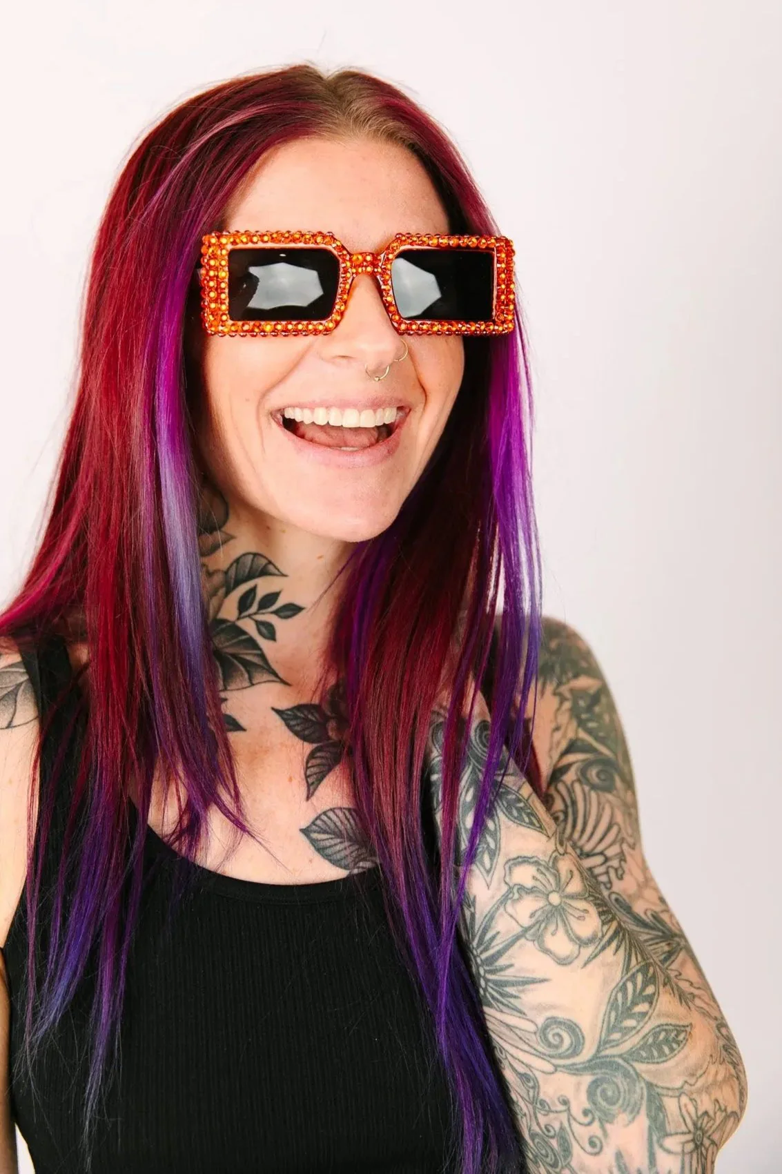 Orange Square Sunnies - Image 3