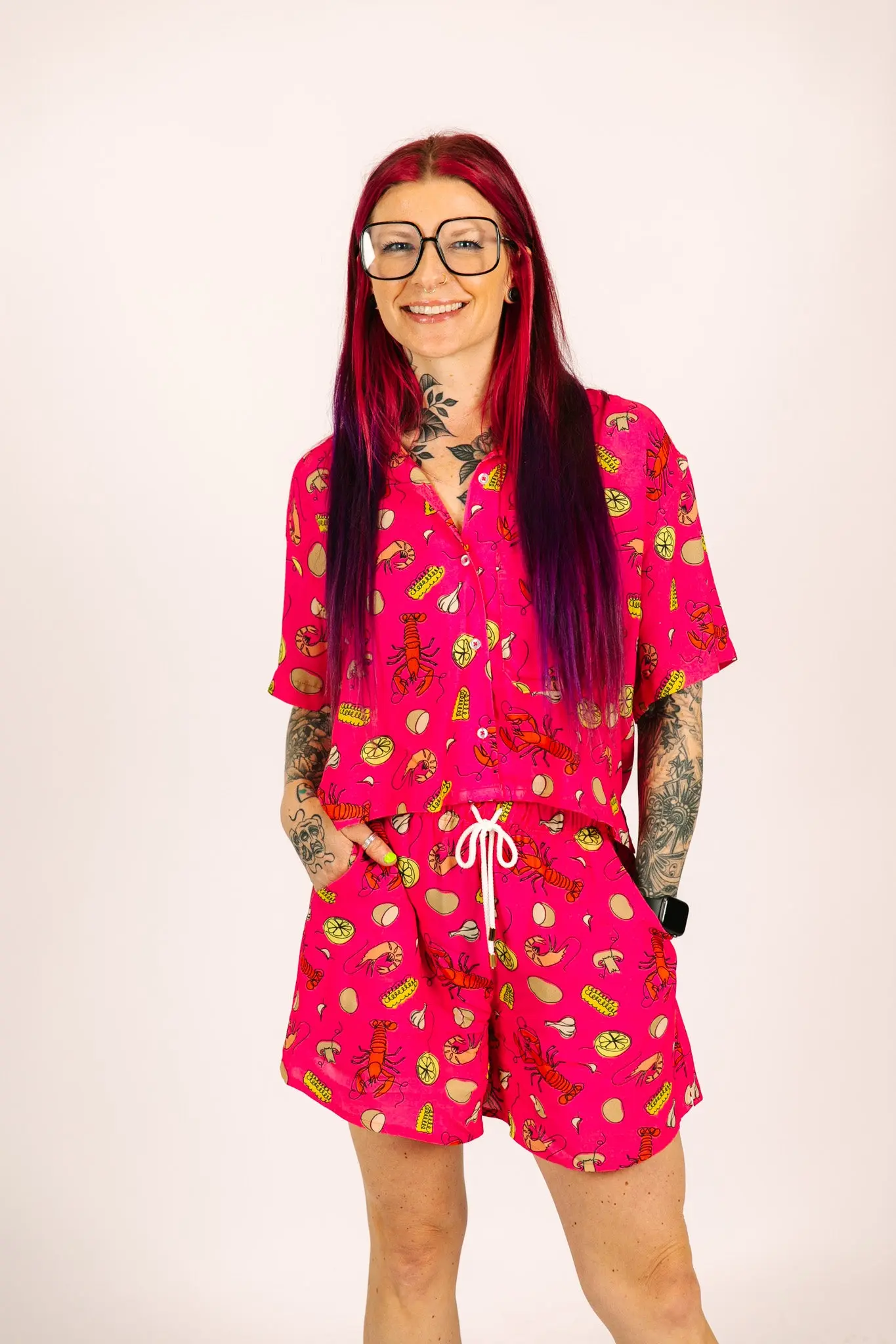 Pink Crawfish BADDIE Shirt - Image 6