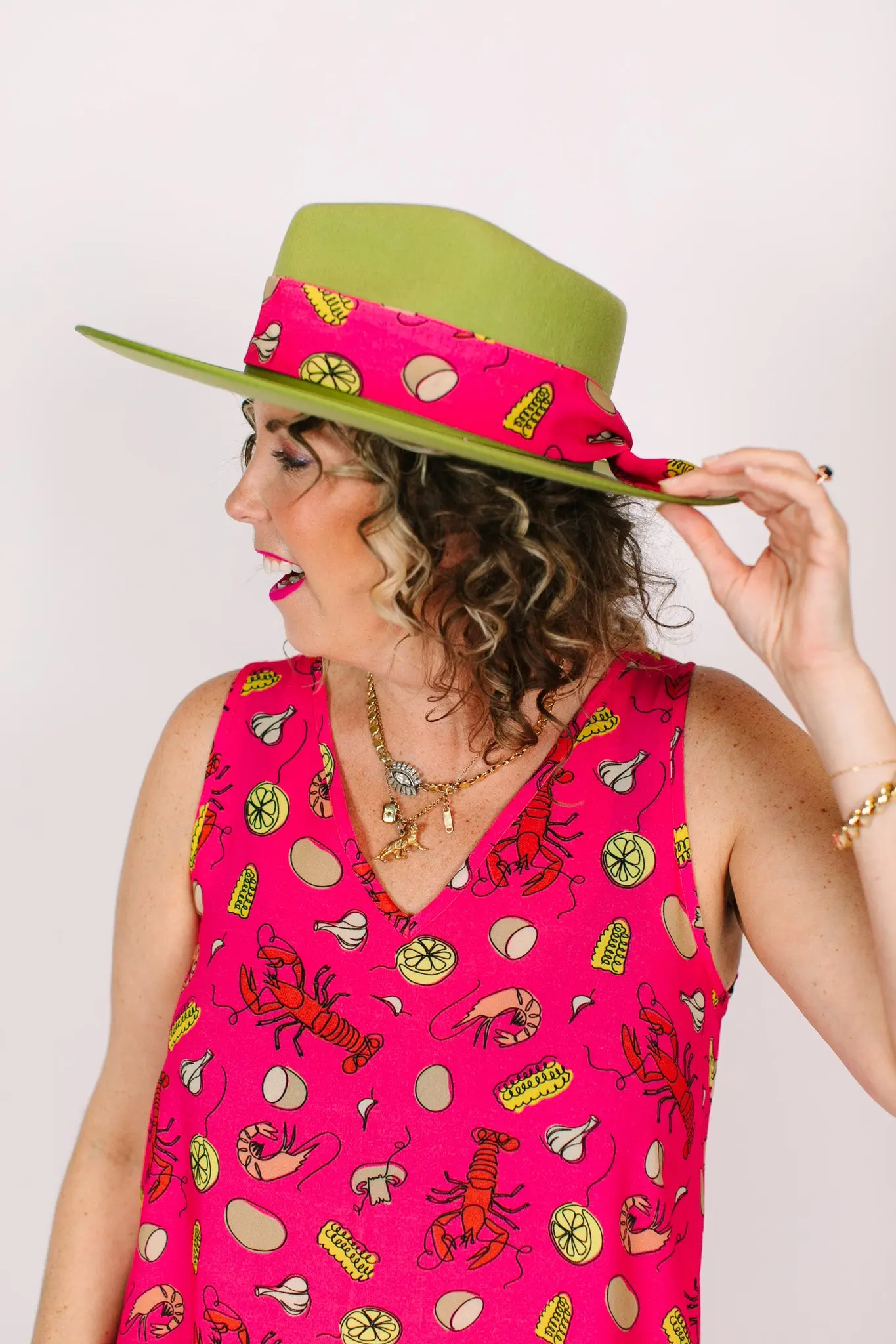 Pink Crawfish Hatband - Image 2