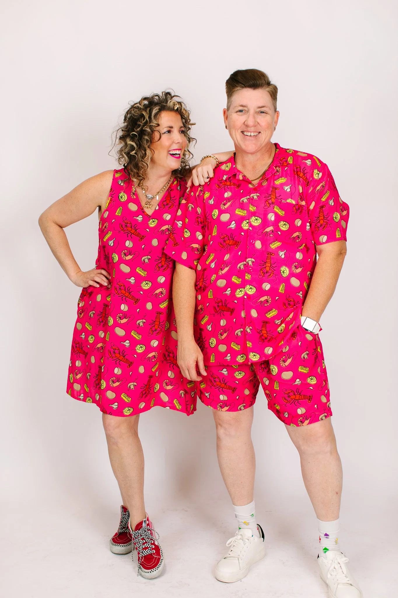 Pink Crawfish Swing Dress - Image 2