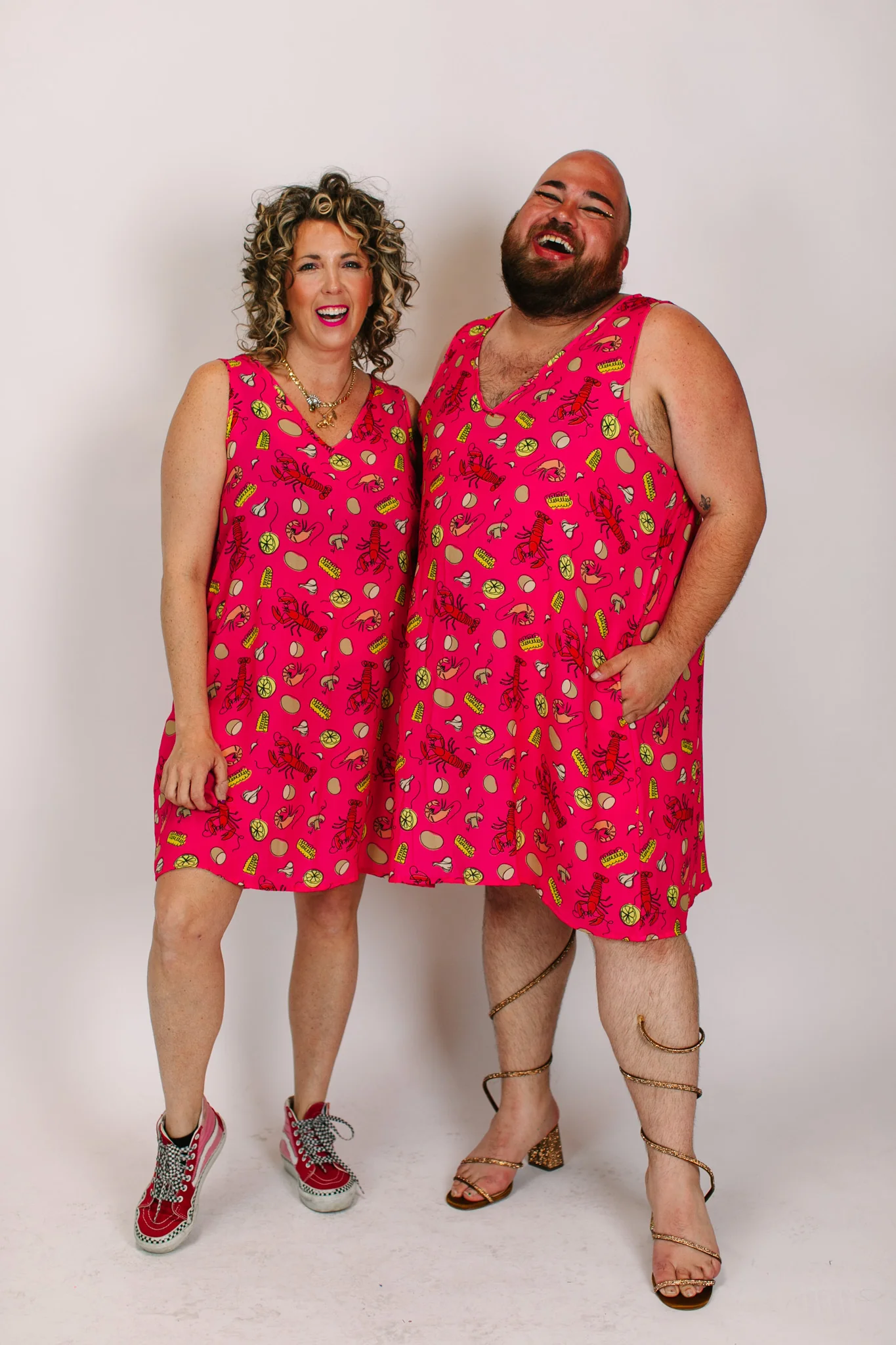 Pink Crawfish Swing Dress - Image 3