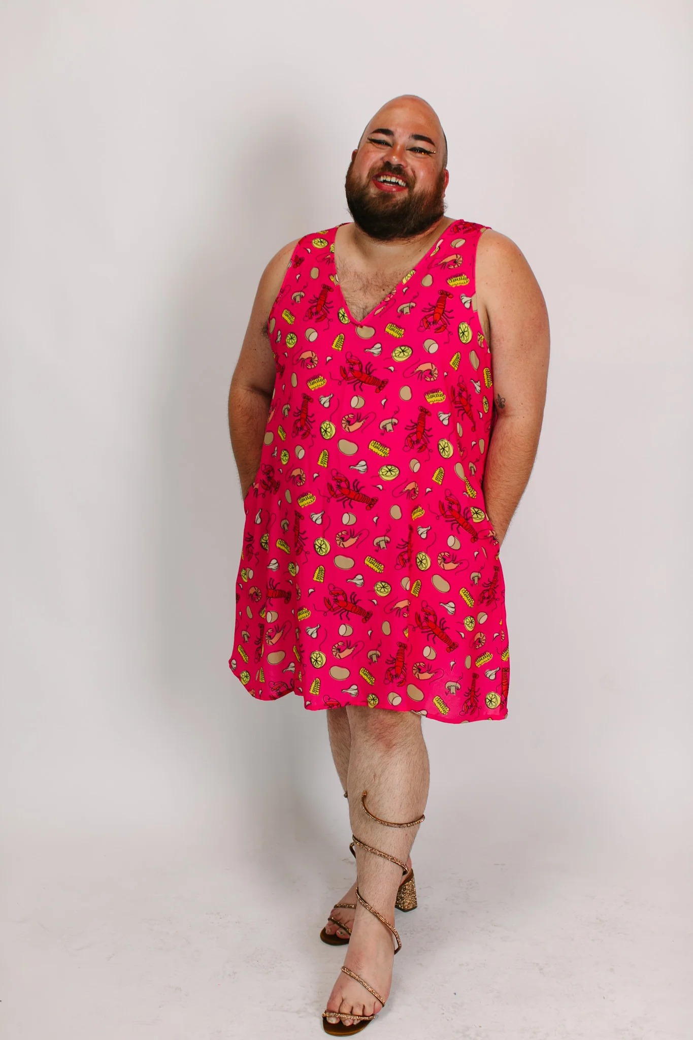 Pink Crawfish Swing Dress - Image 6