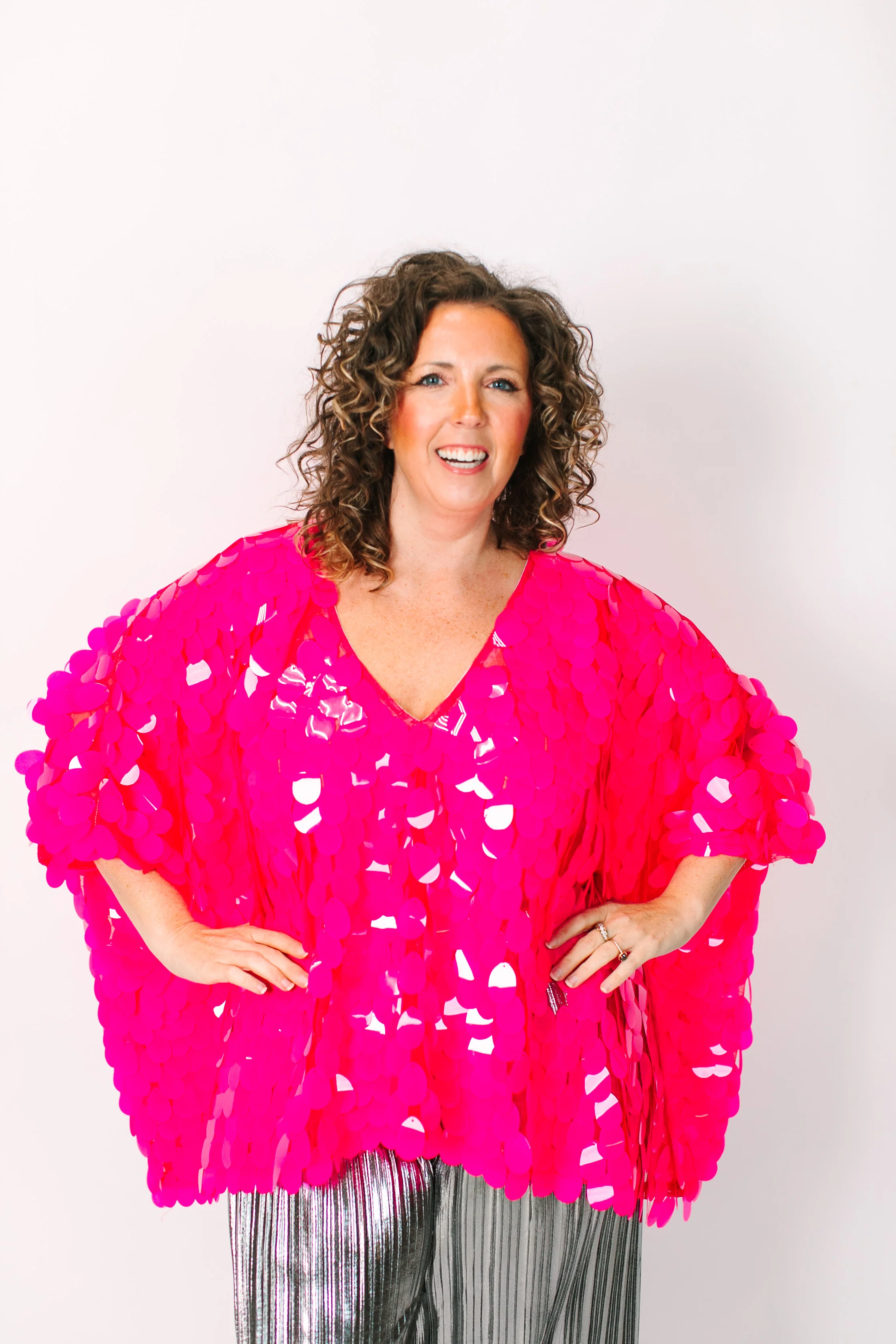 Pink Jumbo Paillette Tunic - Image 7