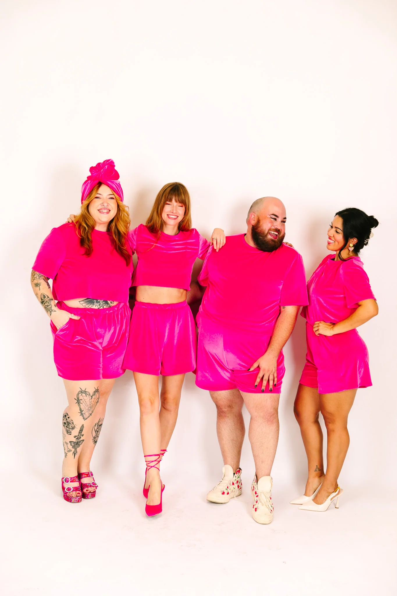 Pink Velvet Baddie Shorts - Image 15