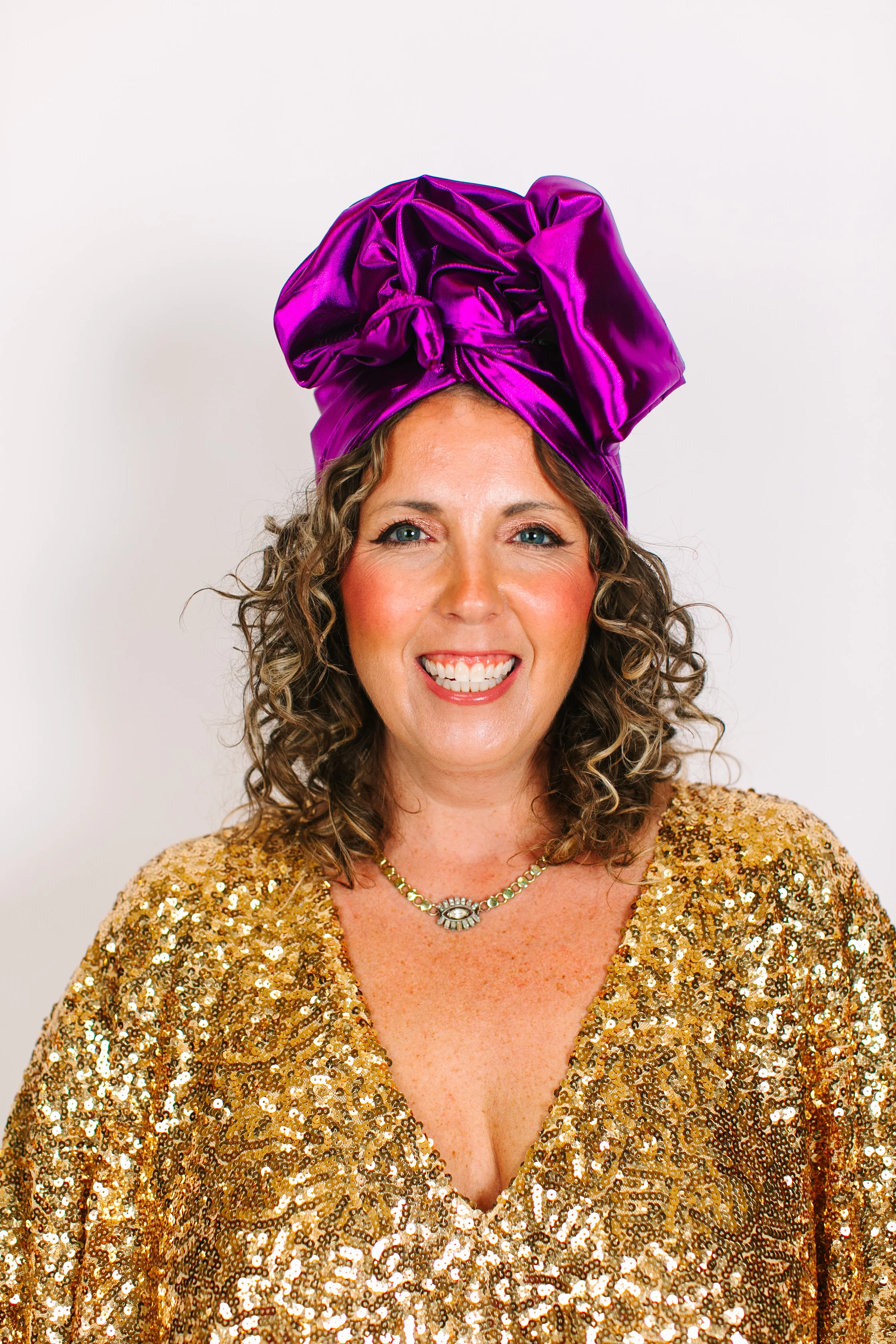 Purple Lame Party Wrap - Image 9