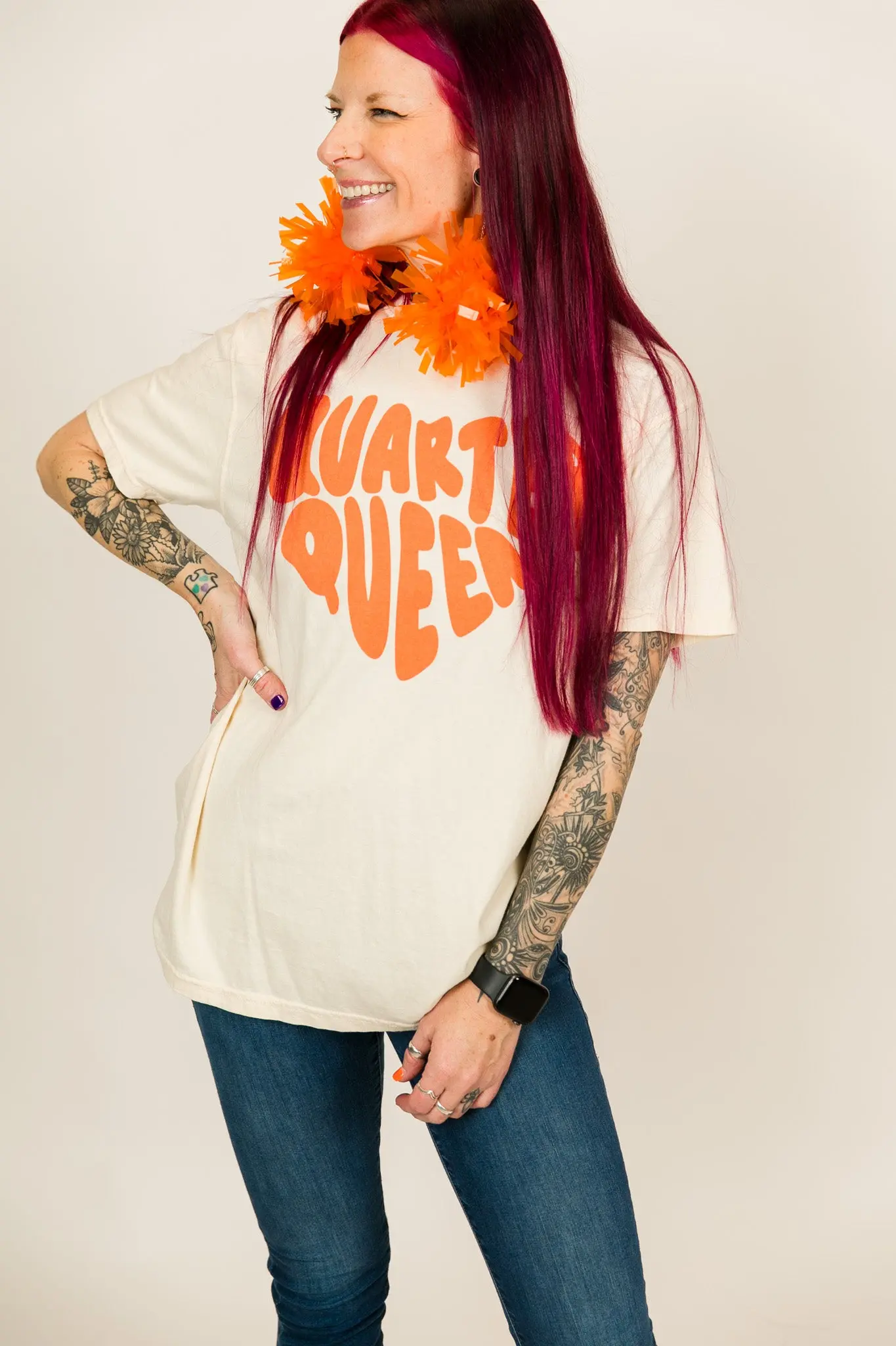 Quarter Queen Adult T-shirt - Image 2