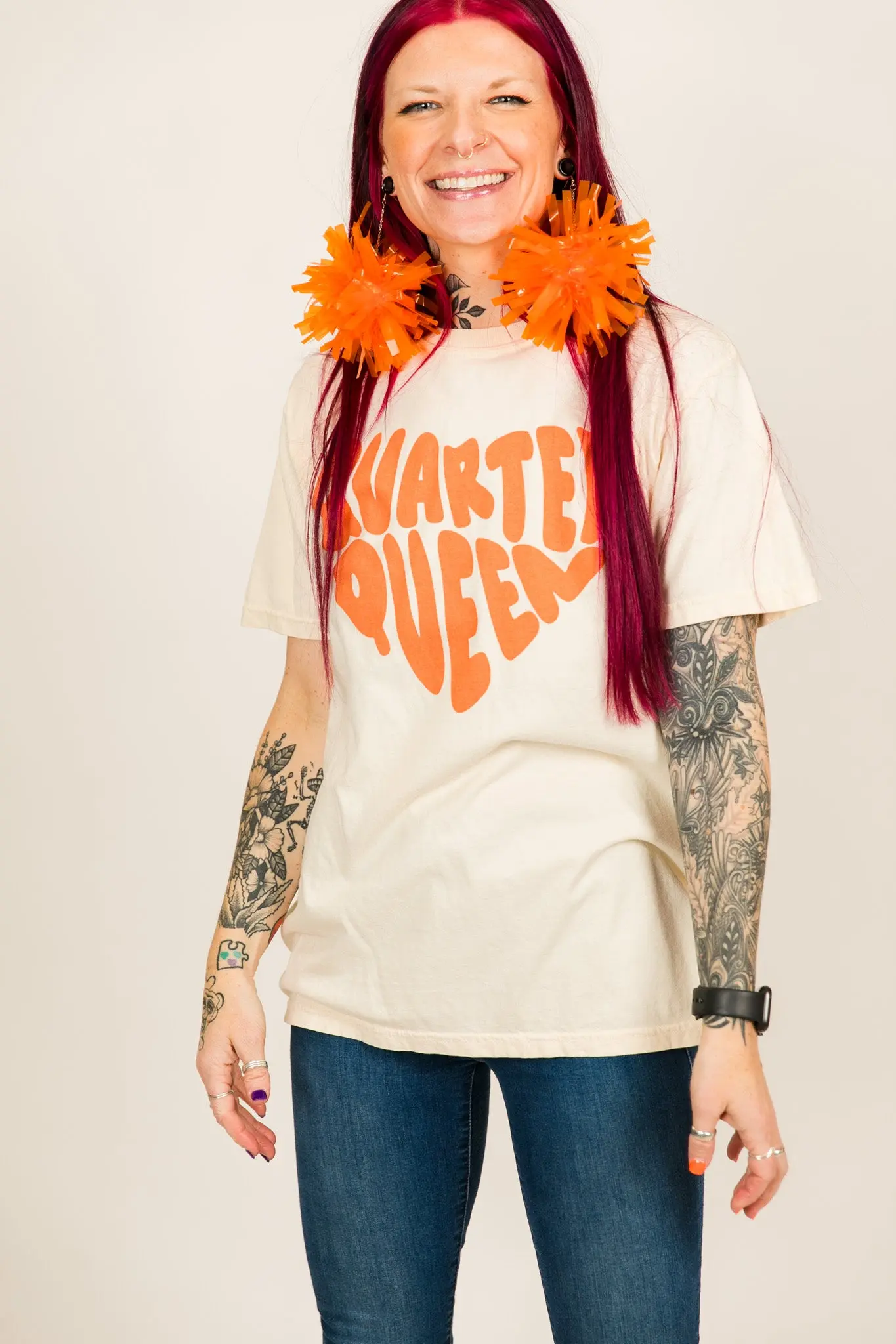 Quarter Queen Adult T-shirt - Image 6