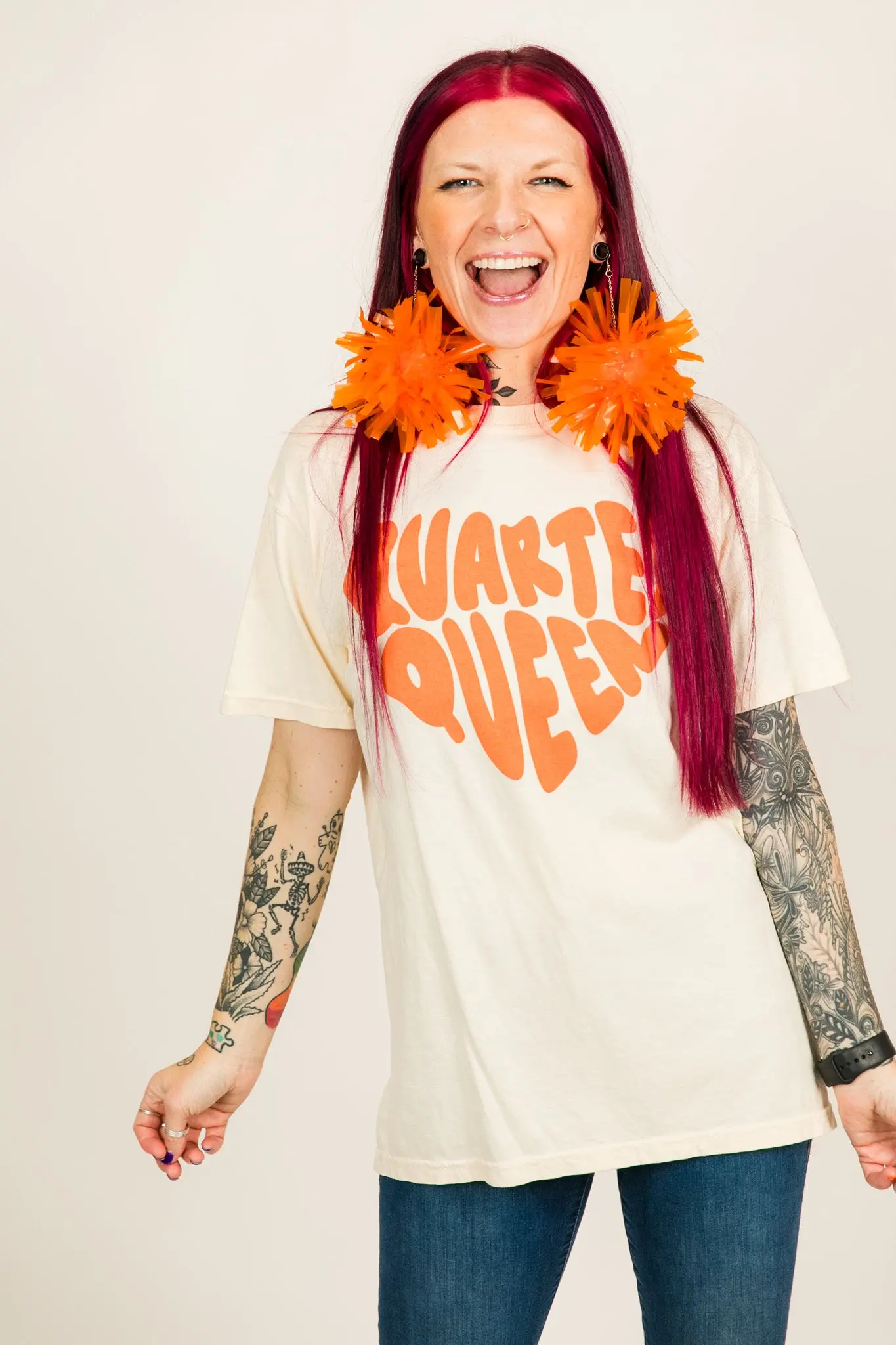 Quarter Queen Adult T-shirt - Image 9