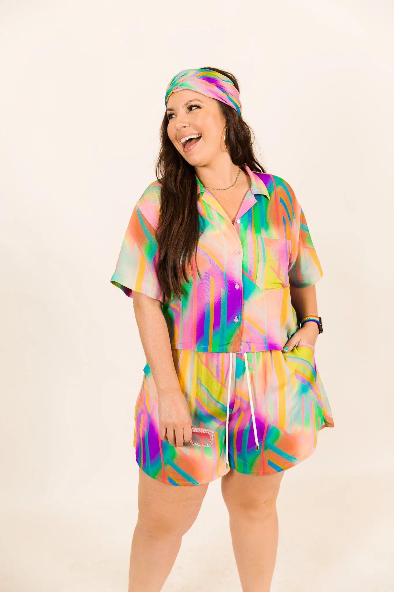 Rainbow BADDIE Shorts - Image 3
