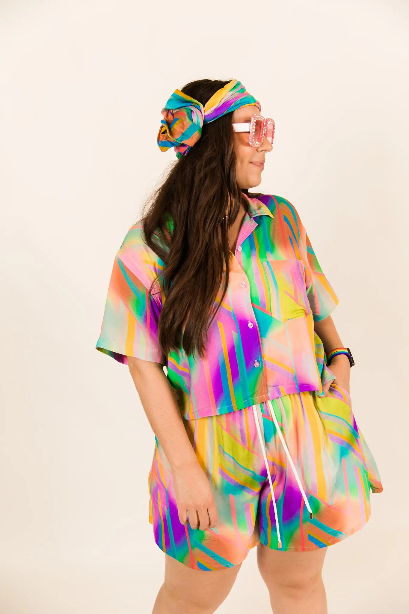 Rainbow BADDIE Shorts - Image 8