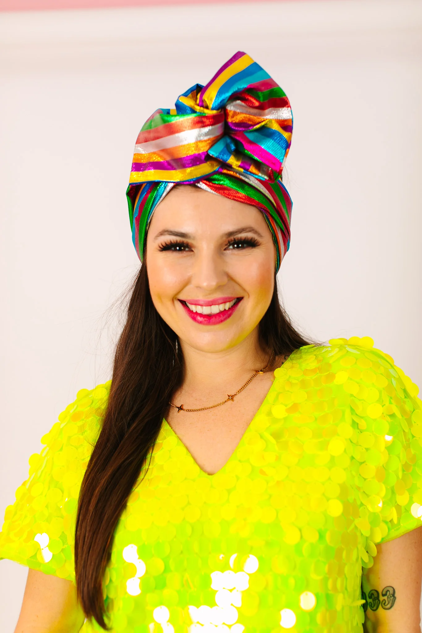 Rainbow Metallic Party Wrap - Image 4