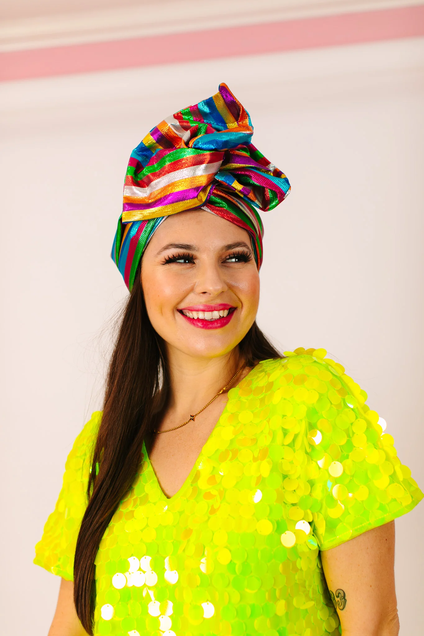 Rainbow Metallic Party Wrap - Image 6