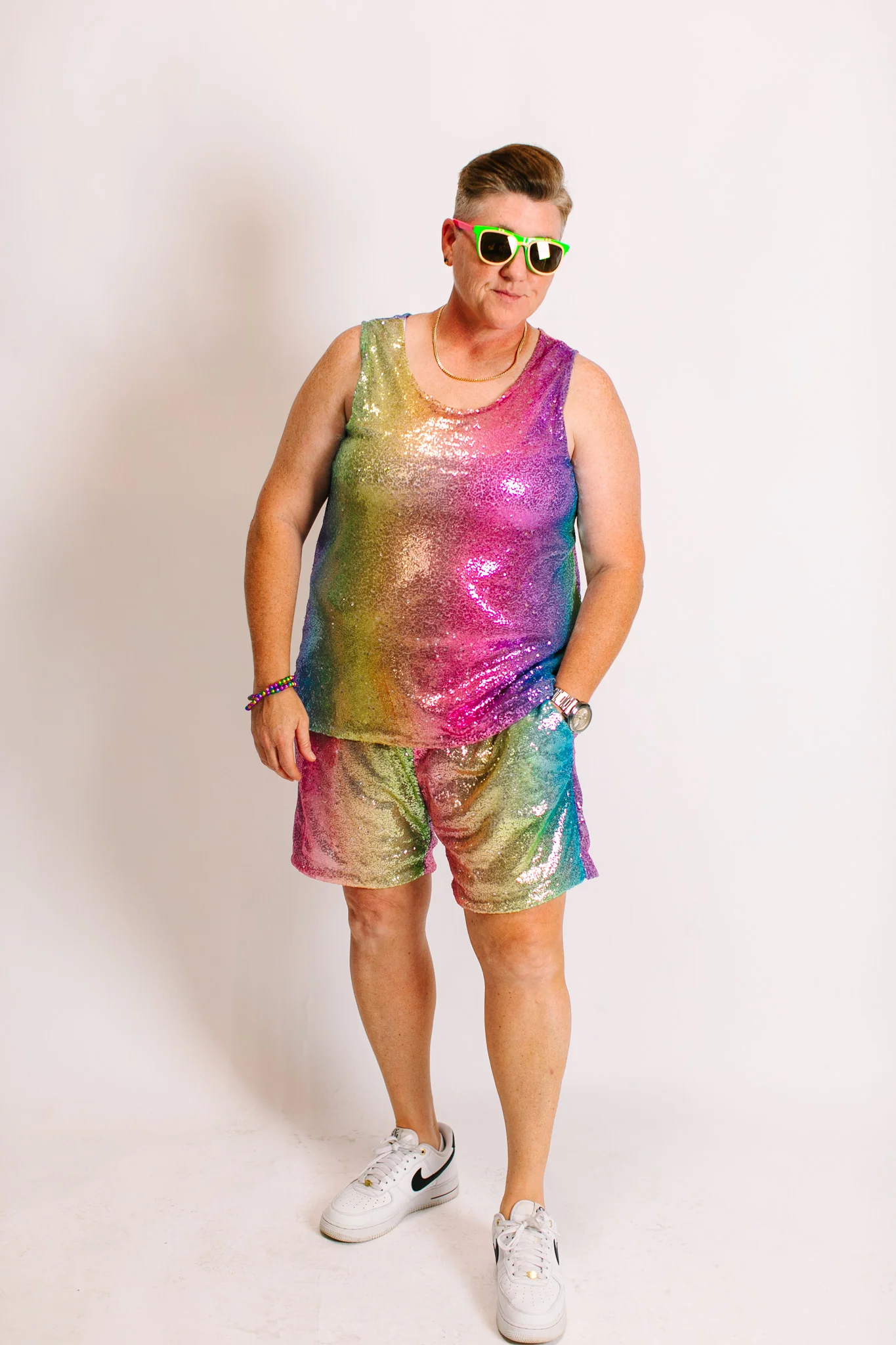 Rainbow Ombre Box Tank - Image 12