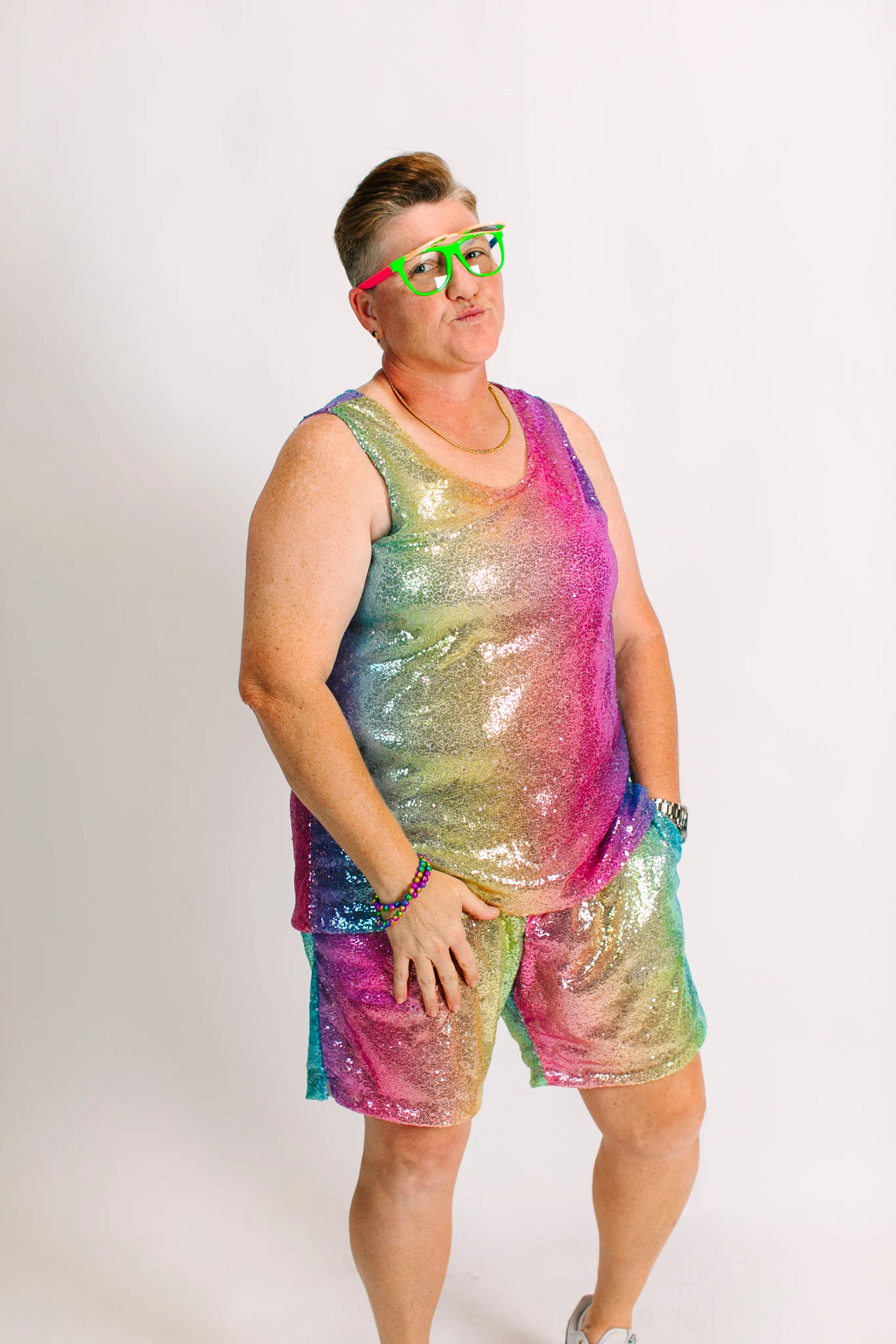 Rainbow Ombre Box Tank - Image 15