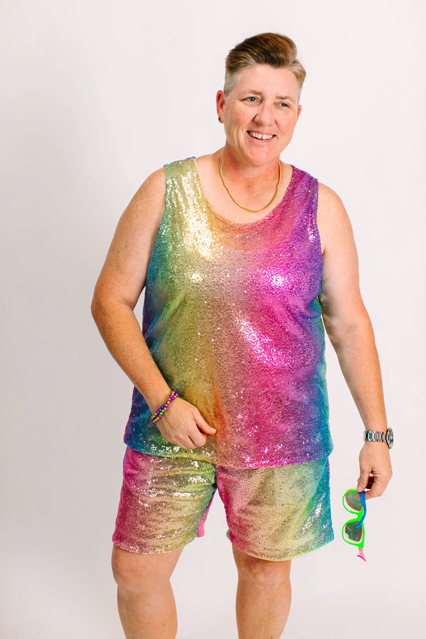 Rainbow Ombre Box Tank - Image 4