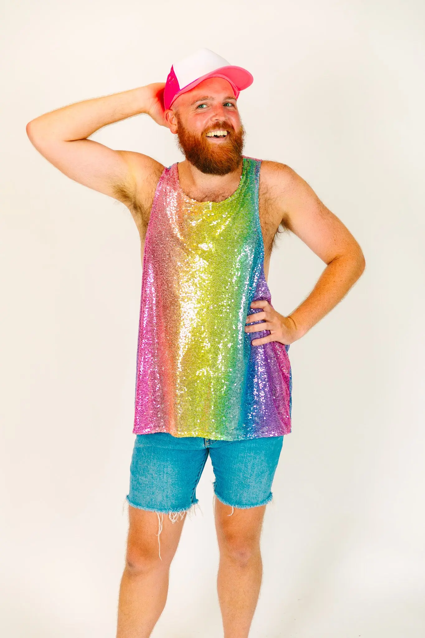 Rainbow Ombre T-Back Tank - Image 3