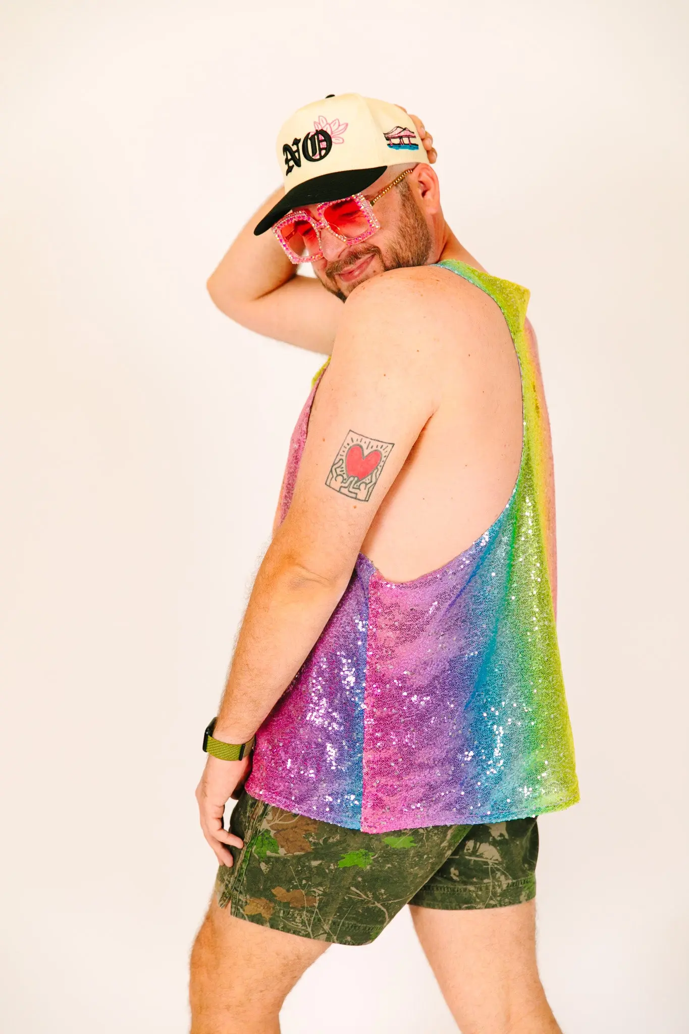 Rainbow Ombre T-Back Tank - Image 9