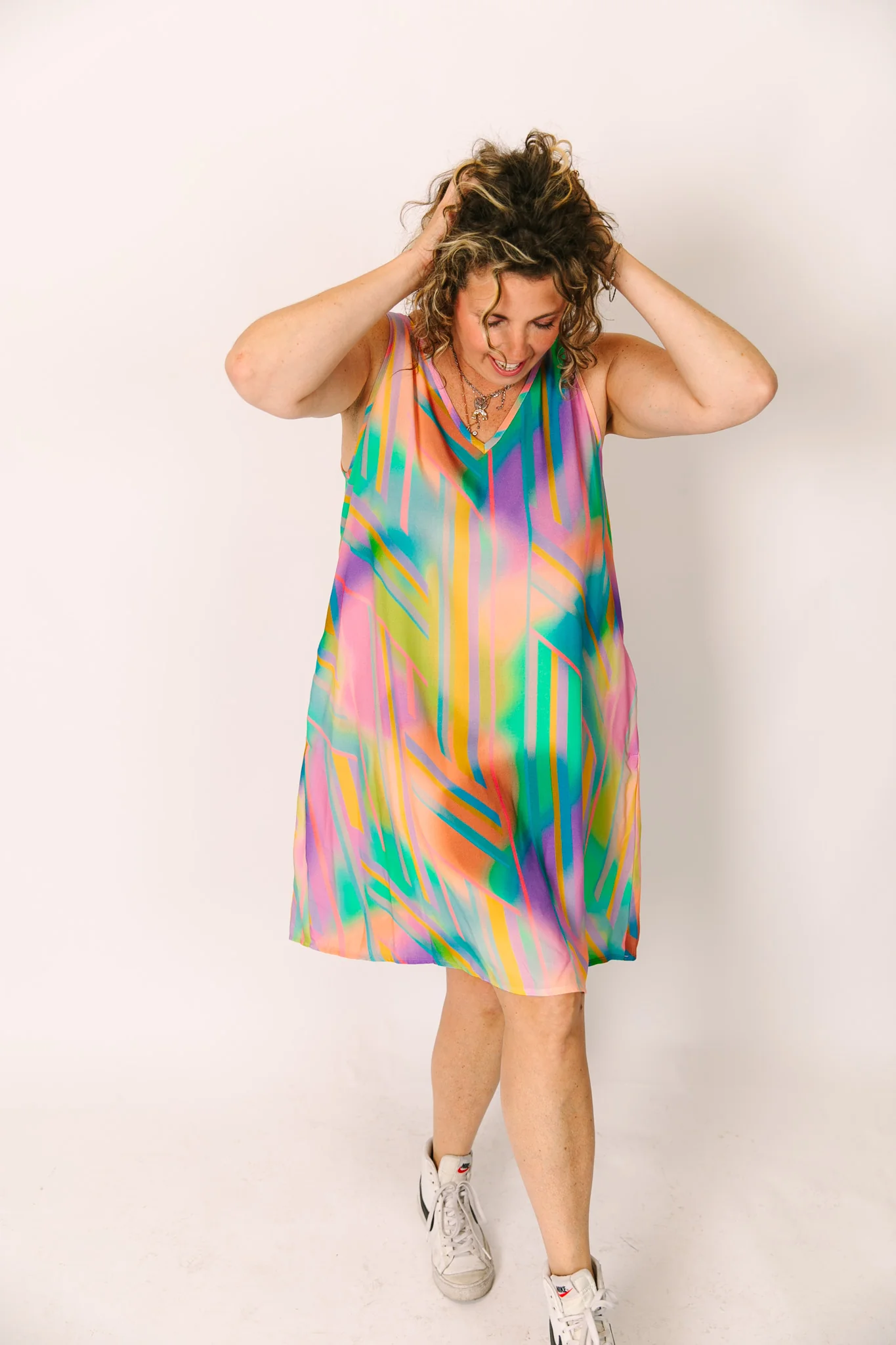 Rainbow Swing Dress - Image 7