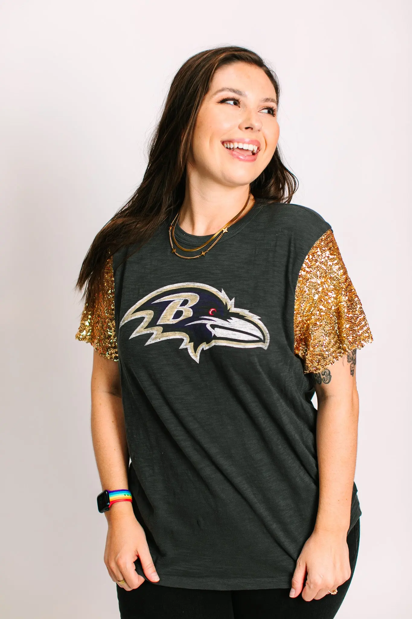 Ravens Grey Party Tee - Image 10