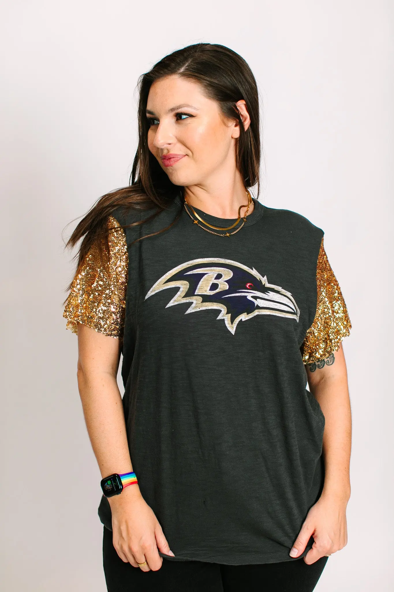 Ravens Grey Party Tee - Image 2