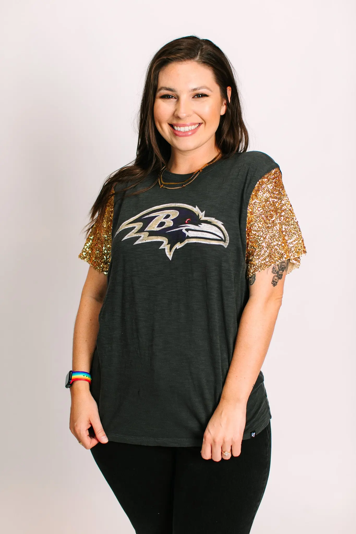 Ravens Grey Party Tee - Image 3