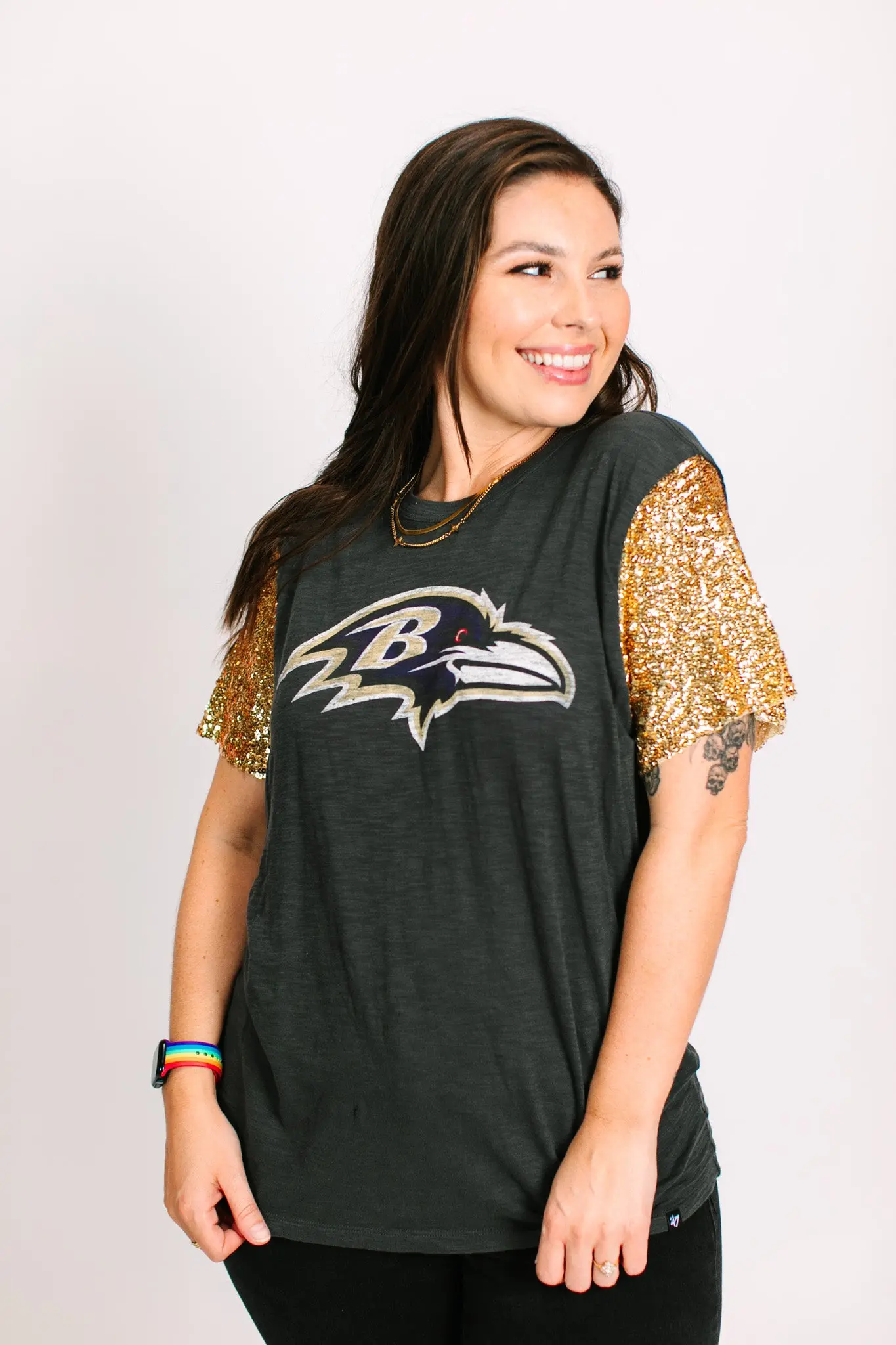 Ravens Grey Party Tee - Image 4