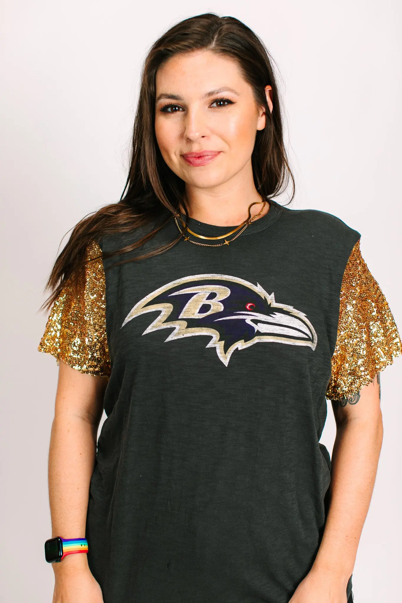 Ravens Grey Party Tee - Image 6