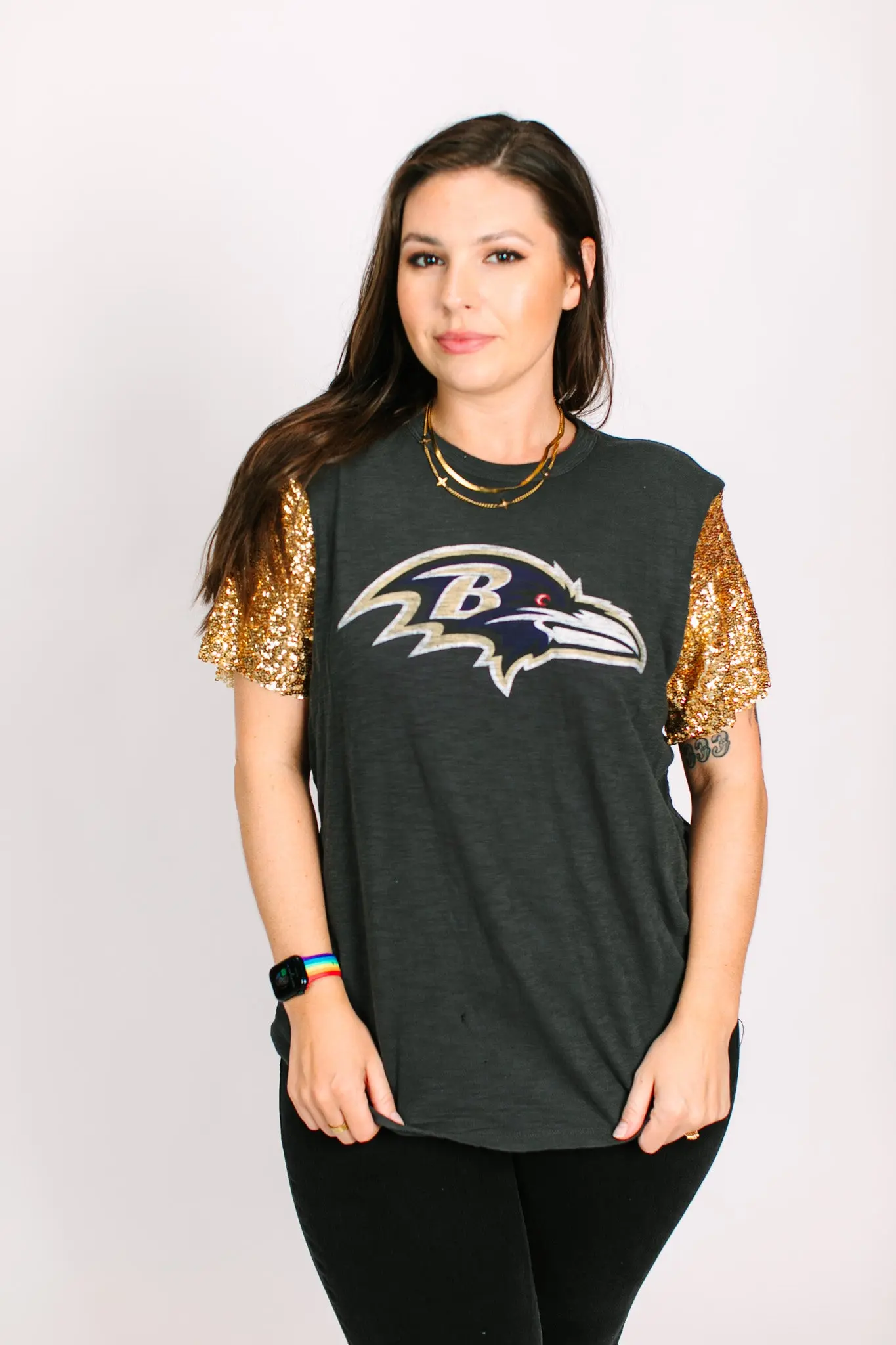 Ravens Grey Party Tee - Image 7