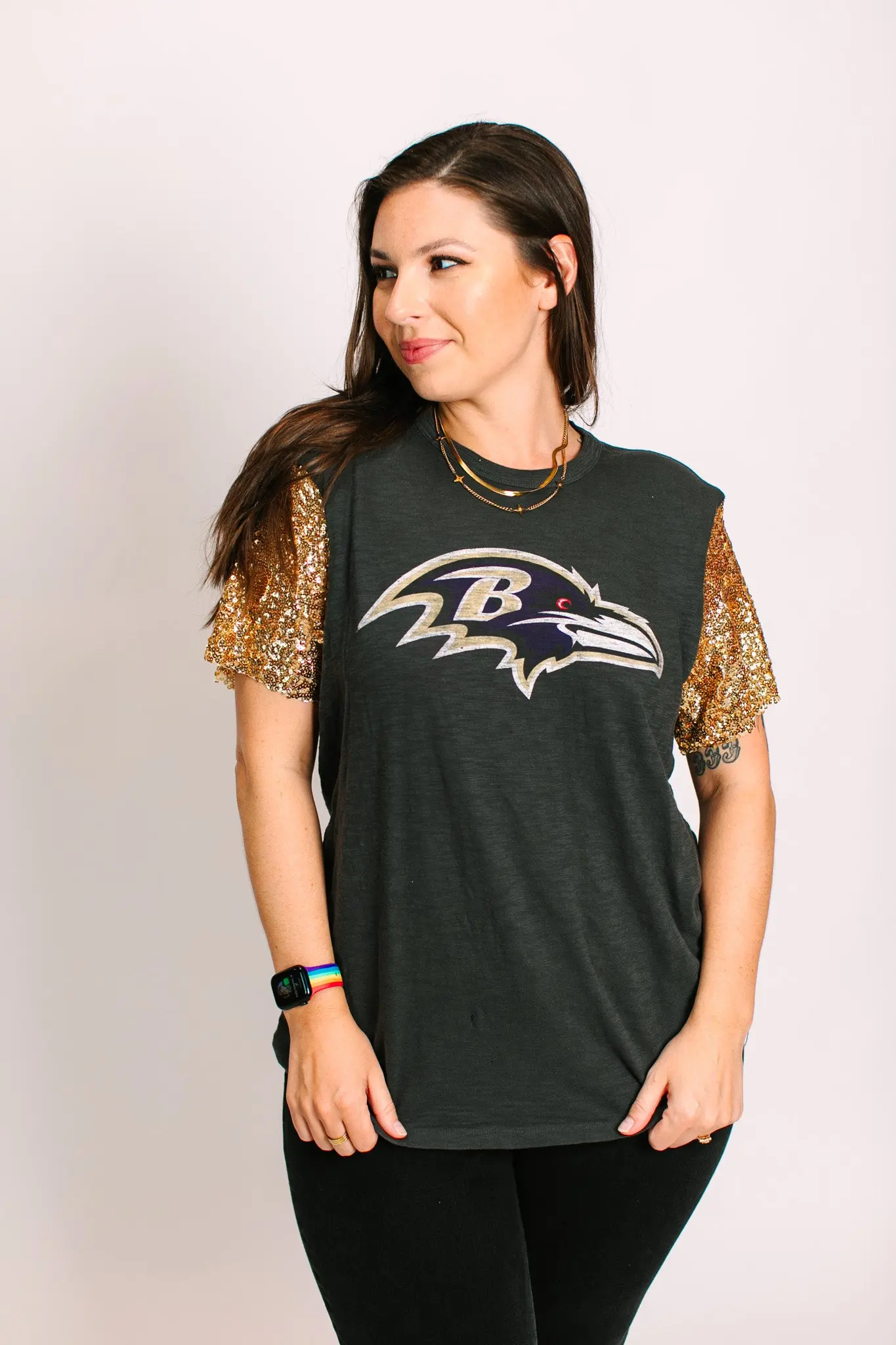 Ravens Grey Party Tee - Image 8