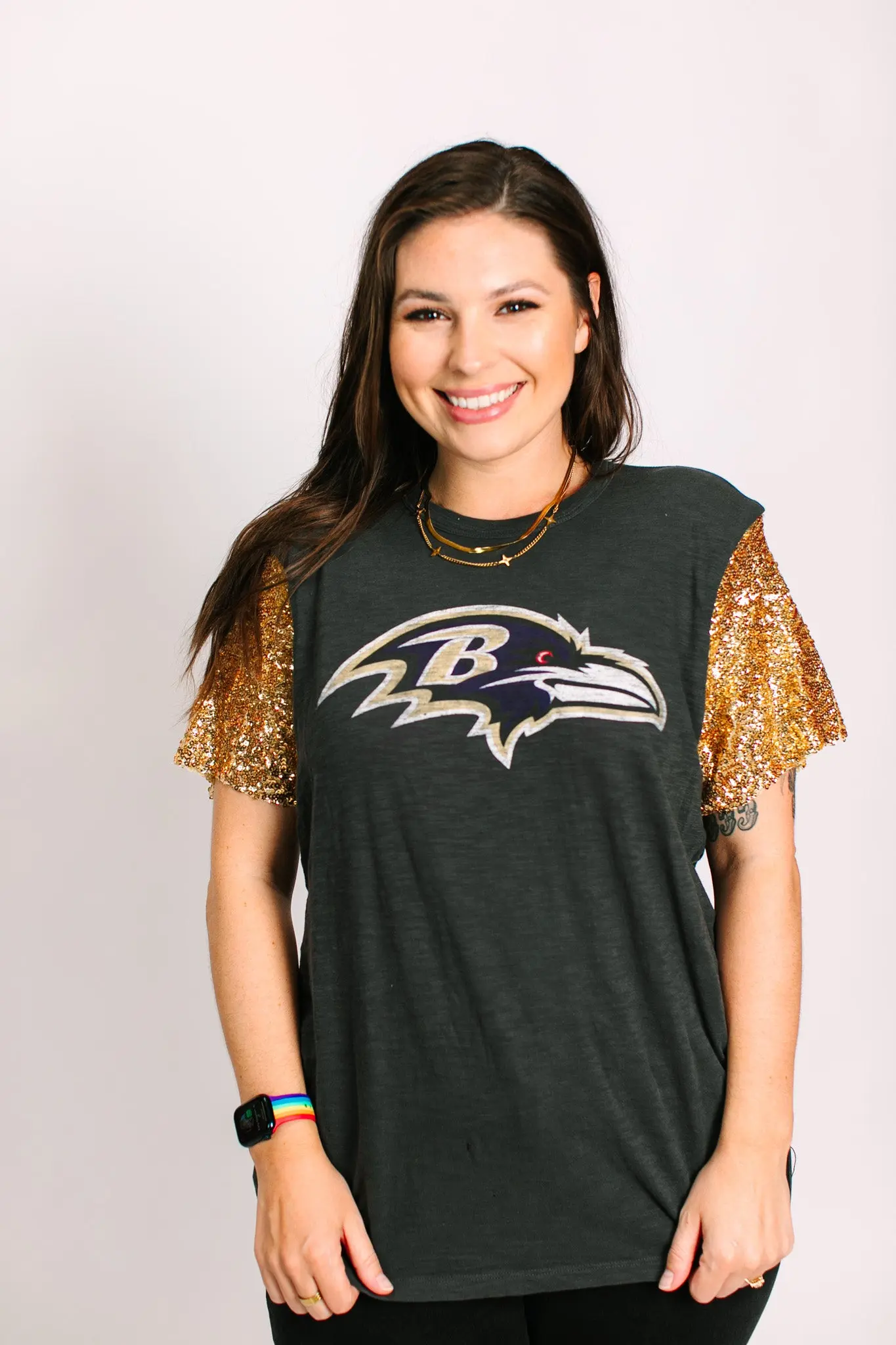 Ravens Grey Party Tee - Image 9