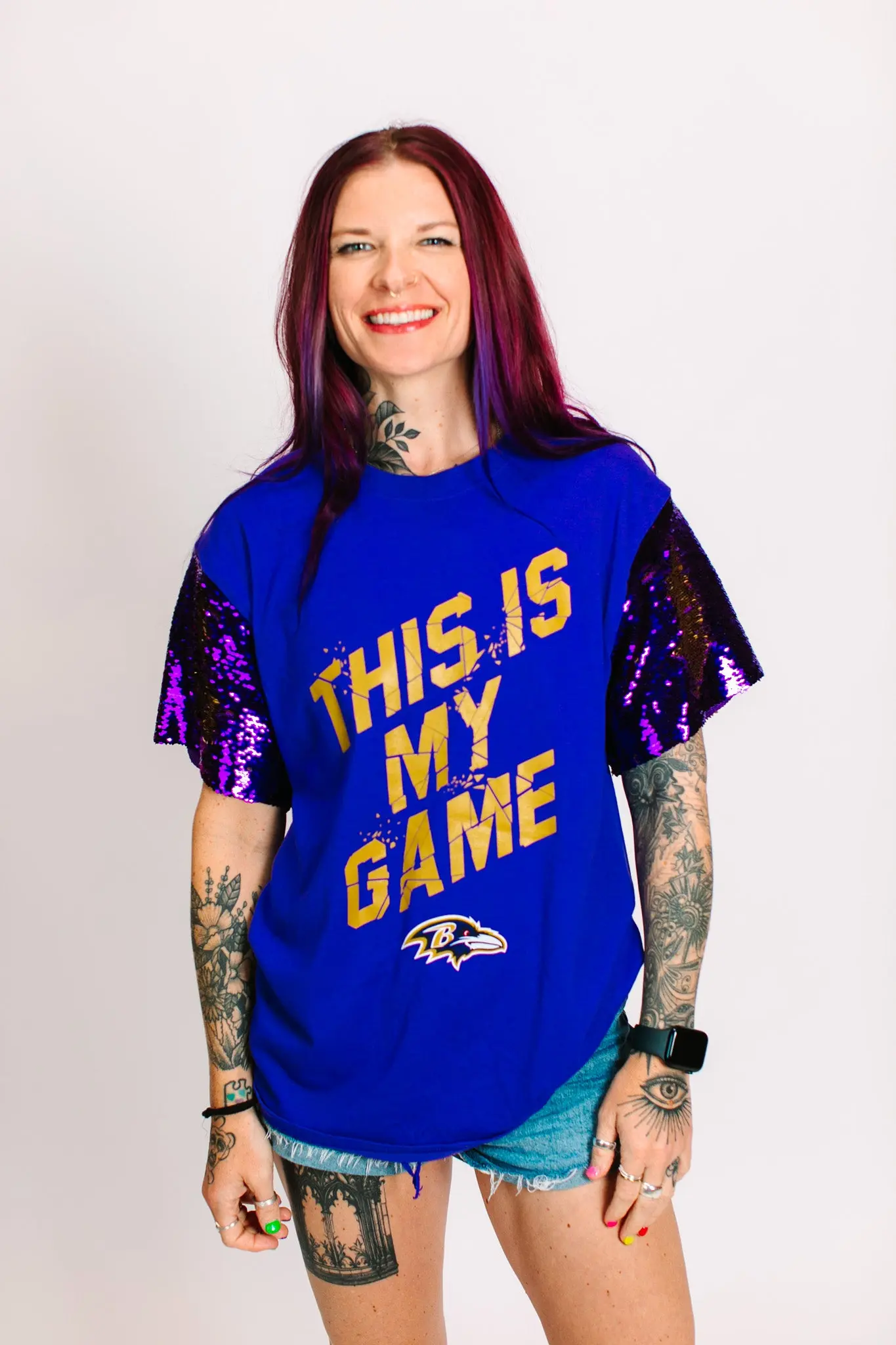 Ravens This Is MY Game Party Tee - Image 2