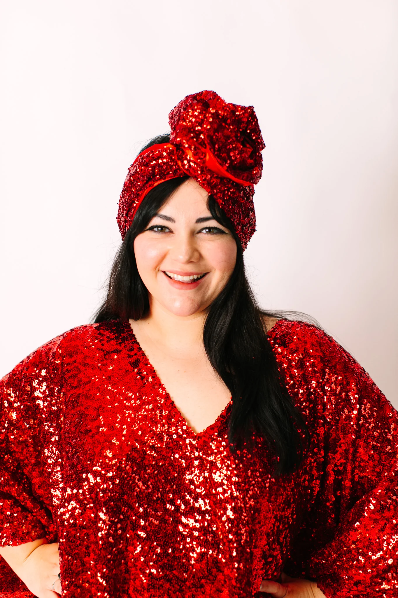 Red Sequin Party Wrap