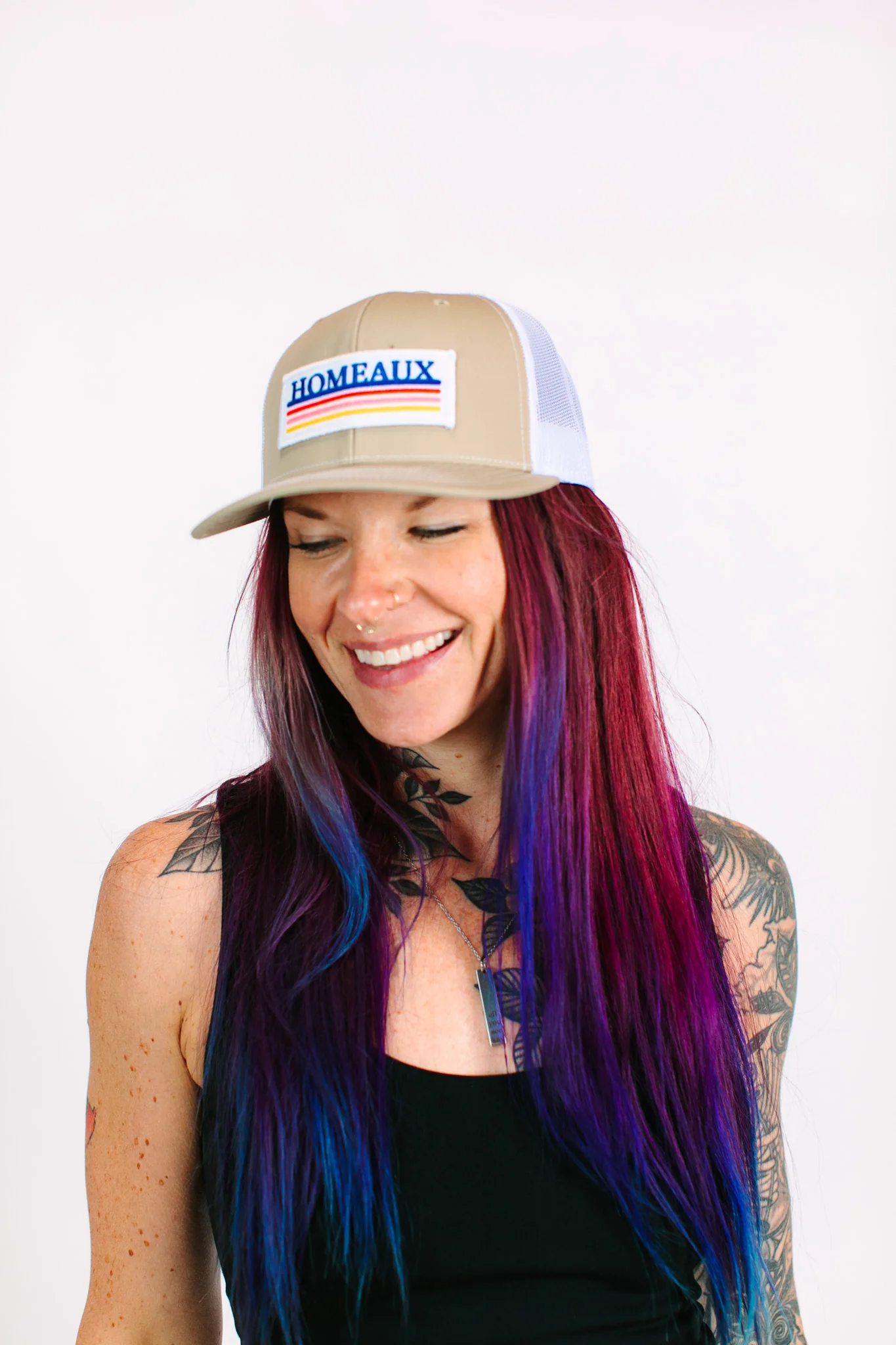 Homeaux Beige Richardson Trucker Hat - Image 10
