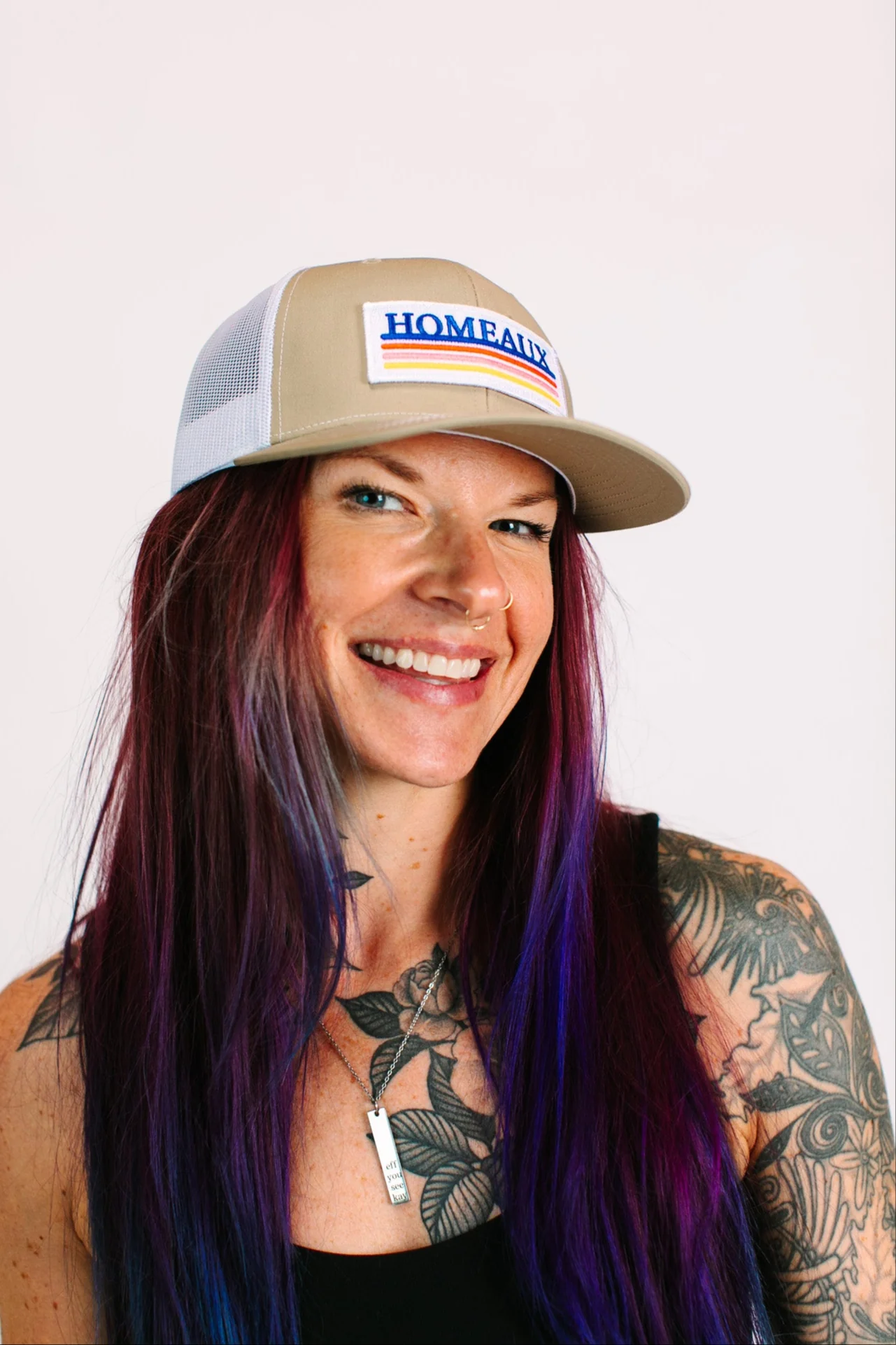 Homeaux Beige Richardson Trucker Hat - Image 7