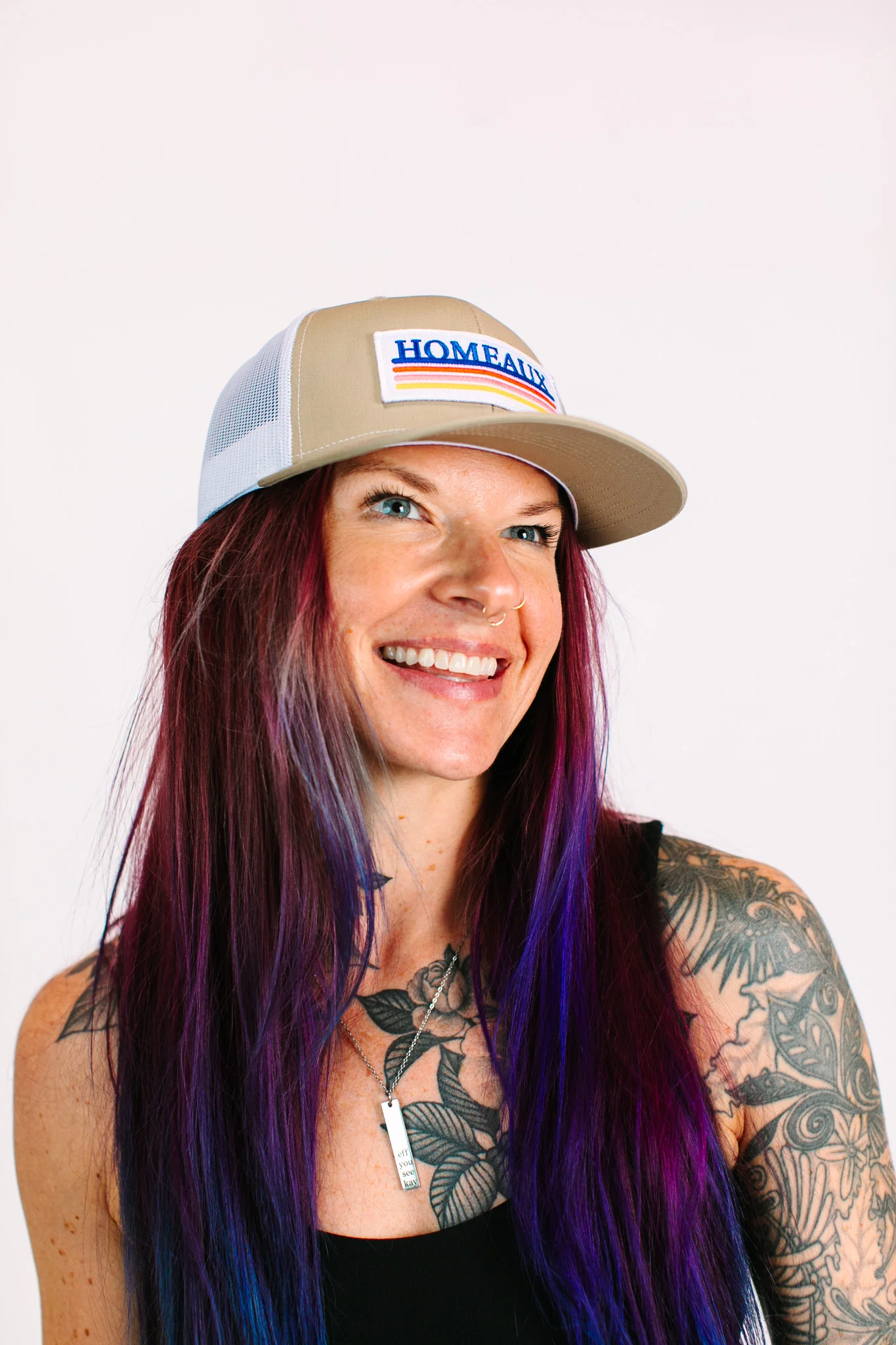 Homeaux Beige Richardson Trucker Hat - Image 9