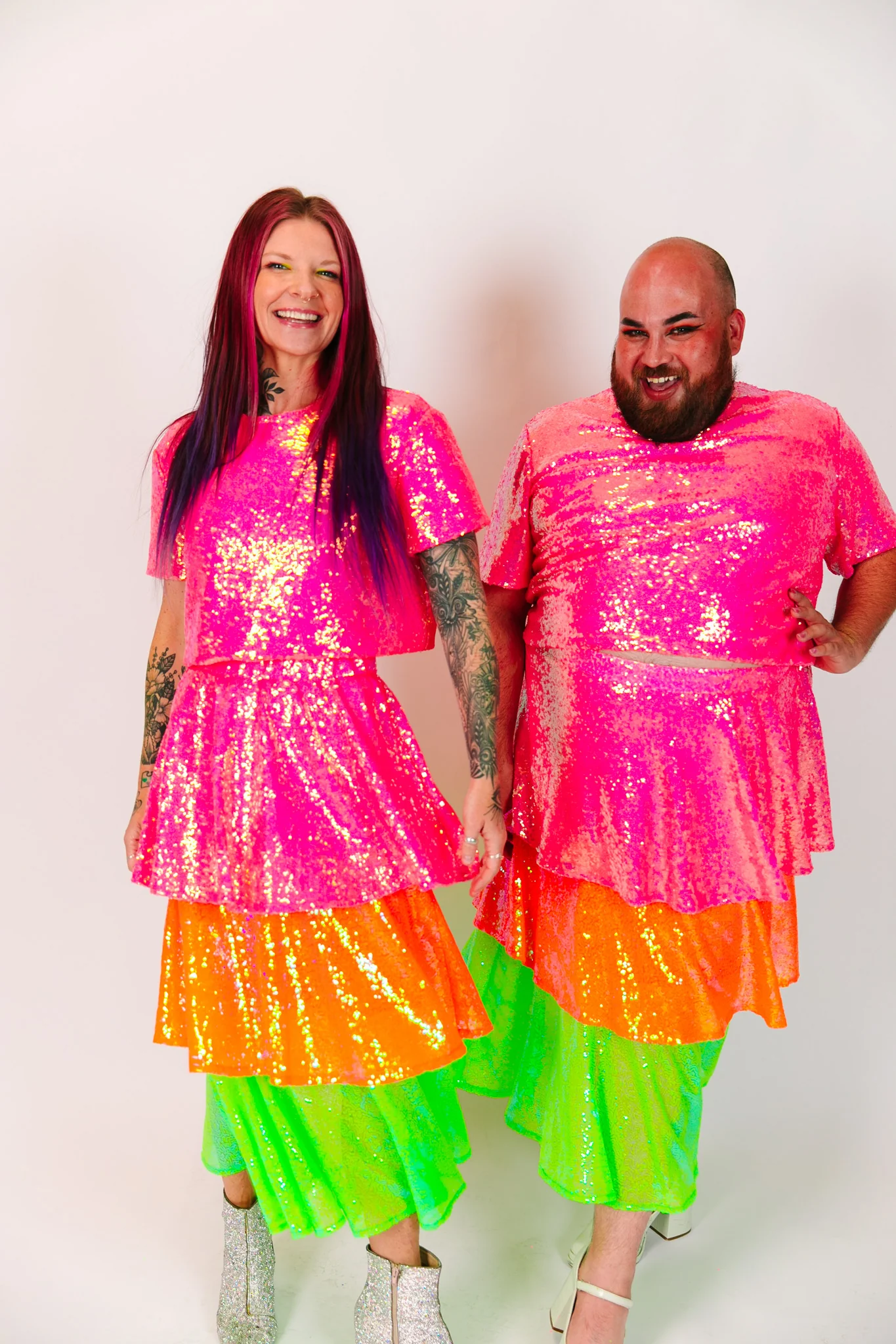 Sherbet 3-Tiered Sequin Skirt - Image 11