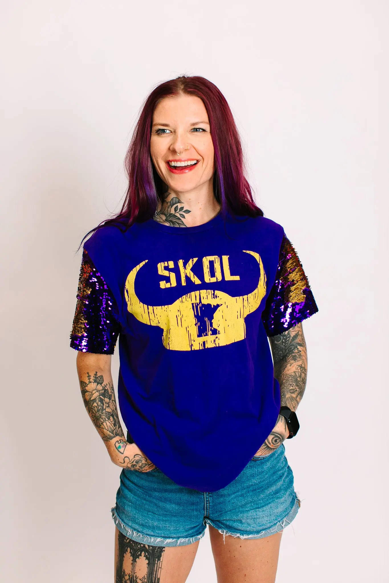 SKOL Vikings Party Tee - Image 4
