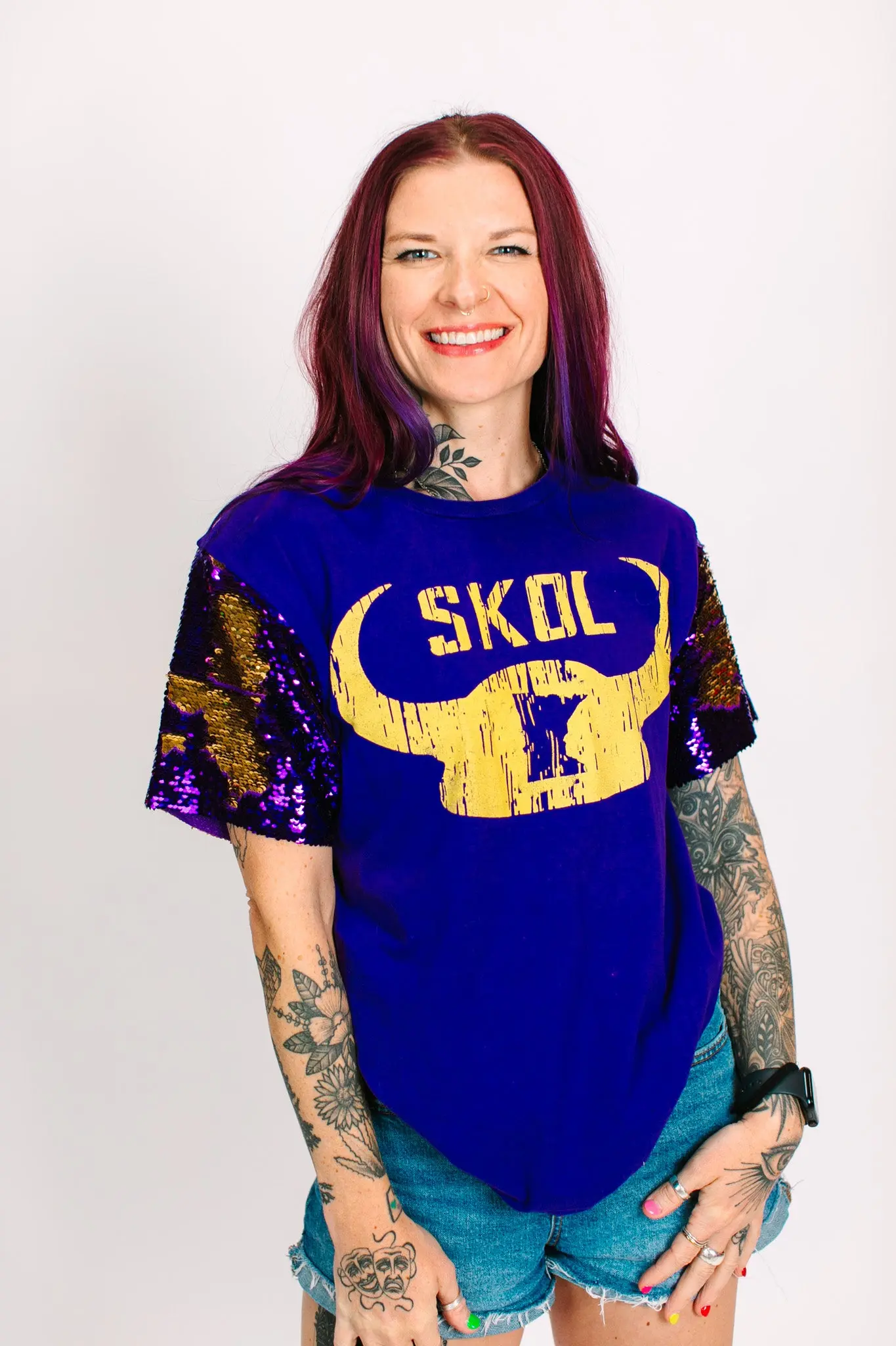 SKOL Vikings Party Tee - Image 5