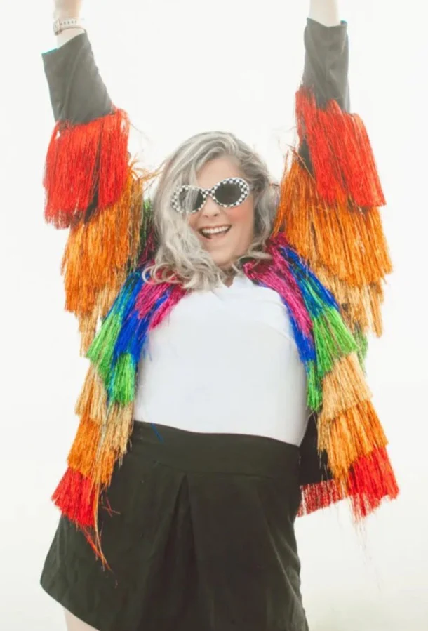 The Rebel Rainbow Tinsel Fringe Jacket - Image 7