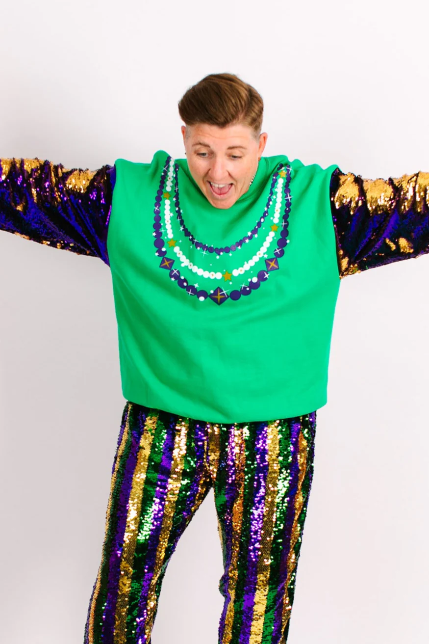 Throw Me Something Party Sweatshirt - Image 2