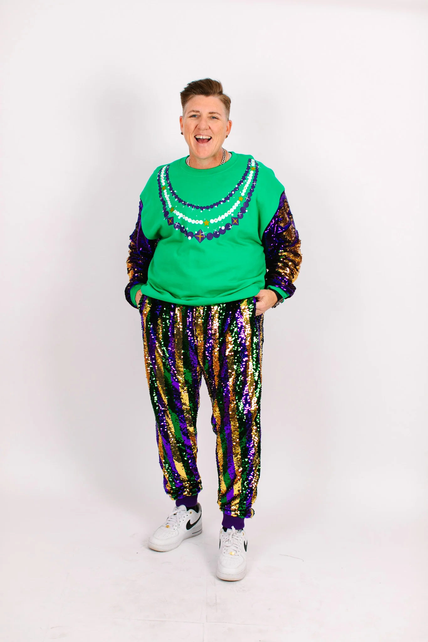 Throw Me Something Party Sweatshirt - Image 6