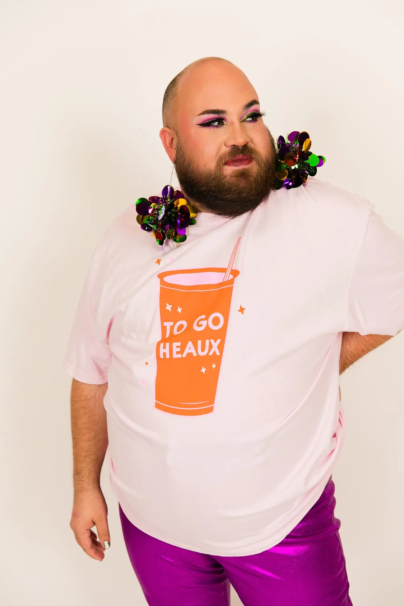 To Go Heaux Adult T-shirt - Image 3