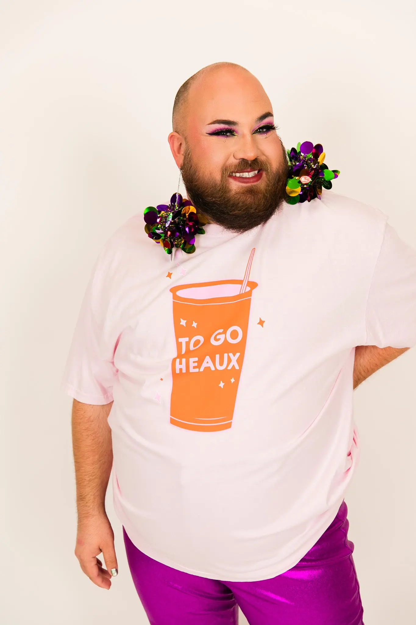 To Go Heaux Adult T-shirt - Image 4