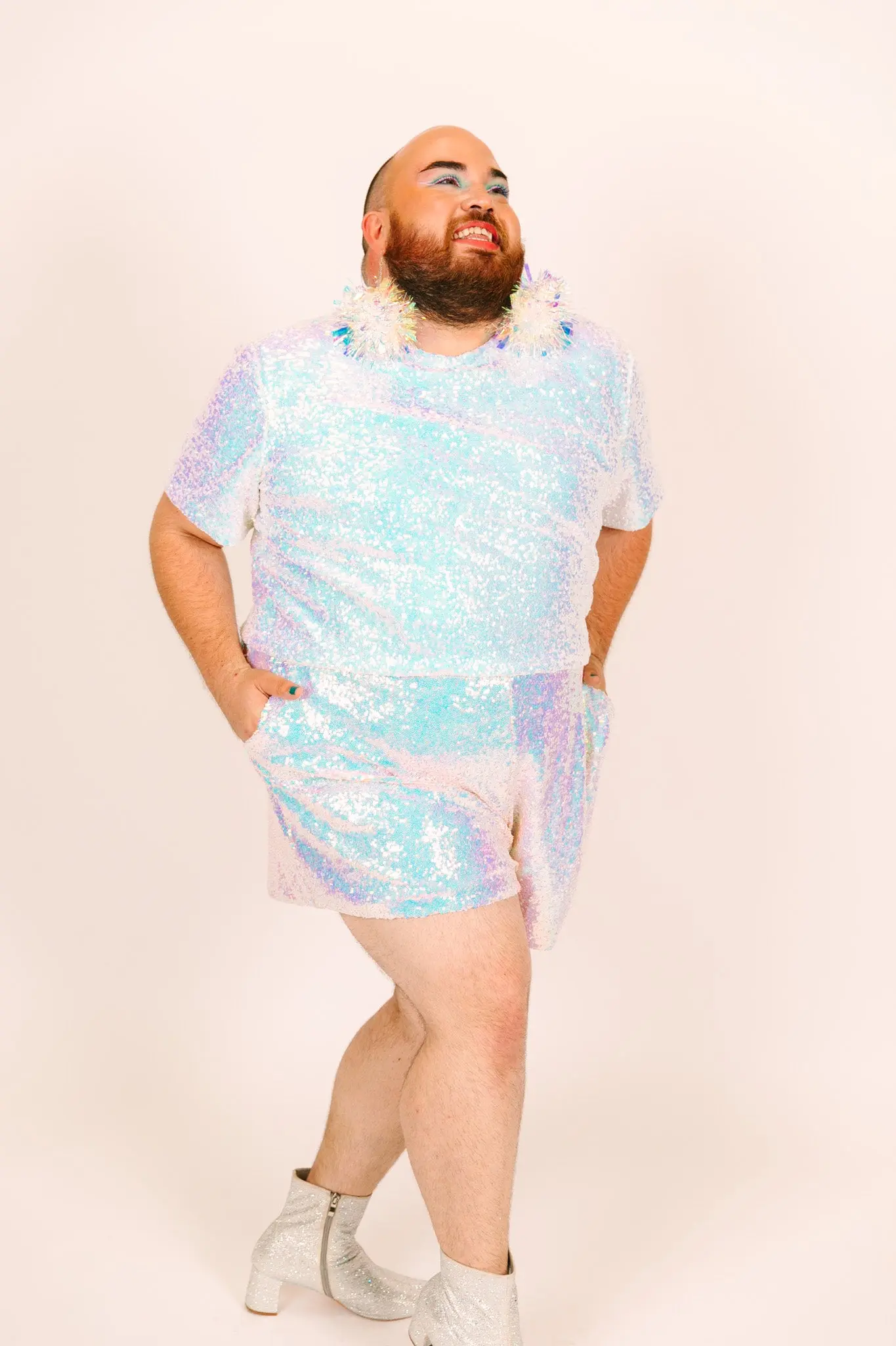 Iridescent Sequin Crop - Image 11