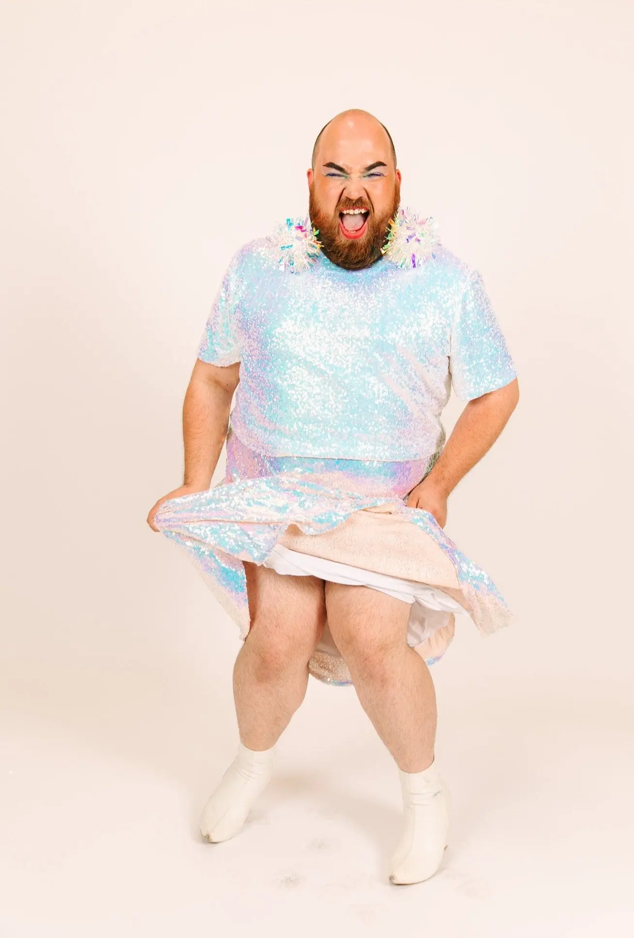 Iridescent Sequin Crop - Image 6
