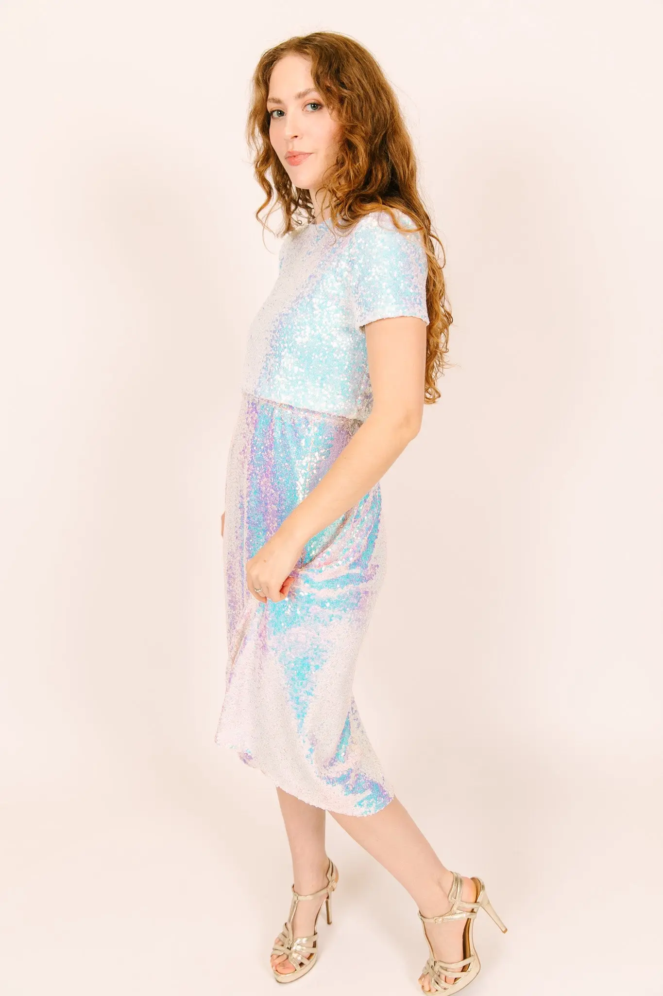 Iridescent Sequin Crop - Image 7